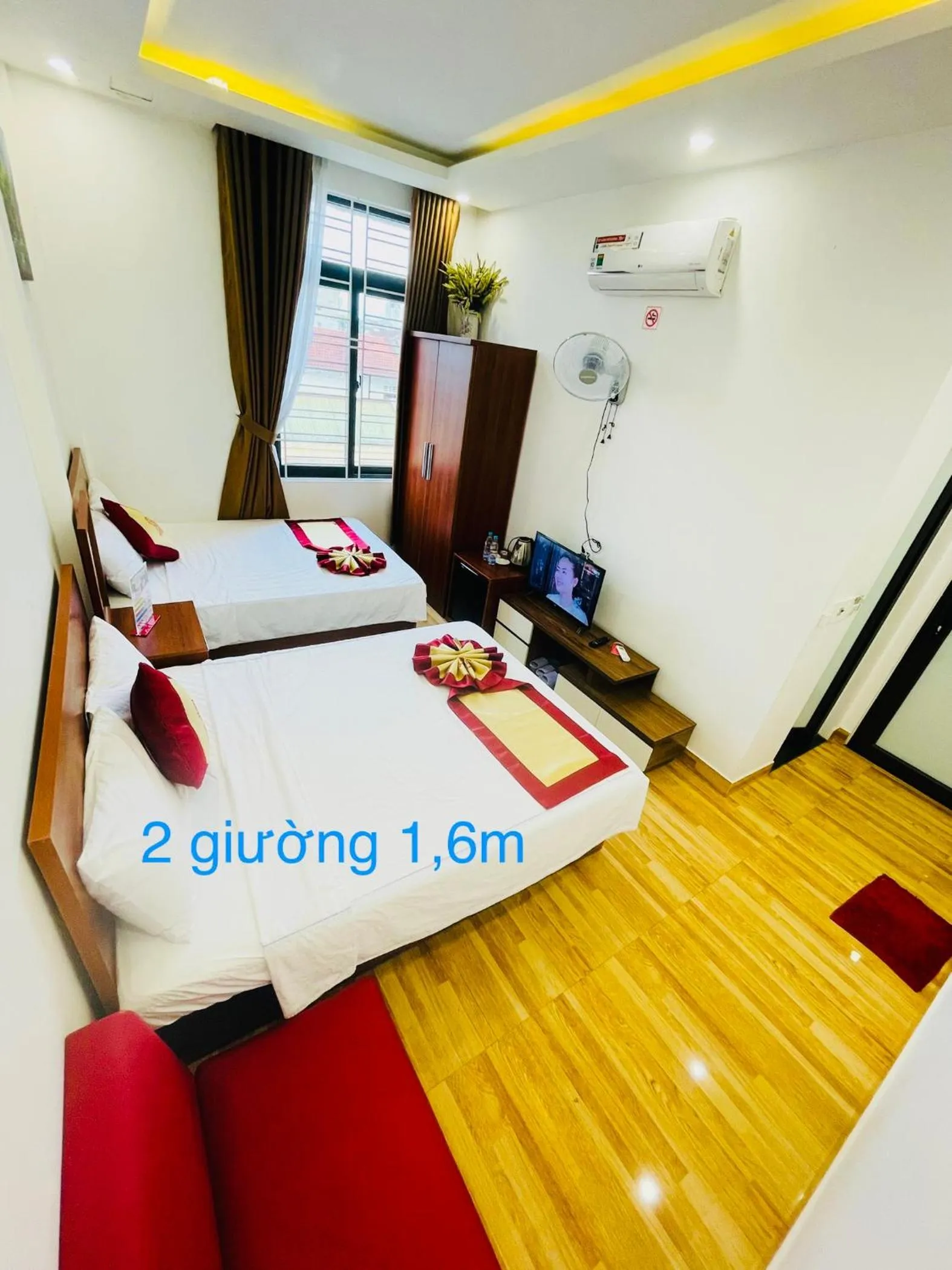 Bed in Sapphire Hotel Hue