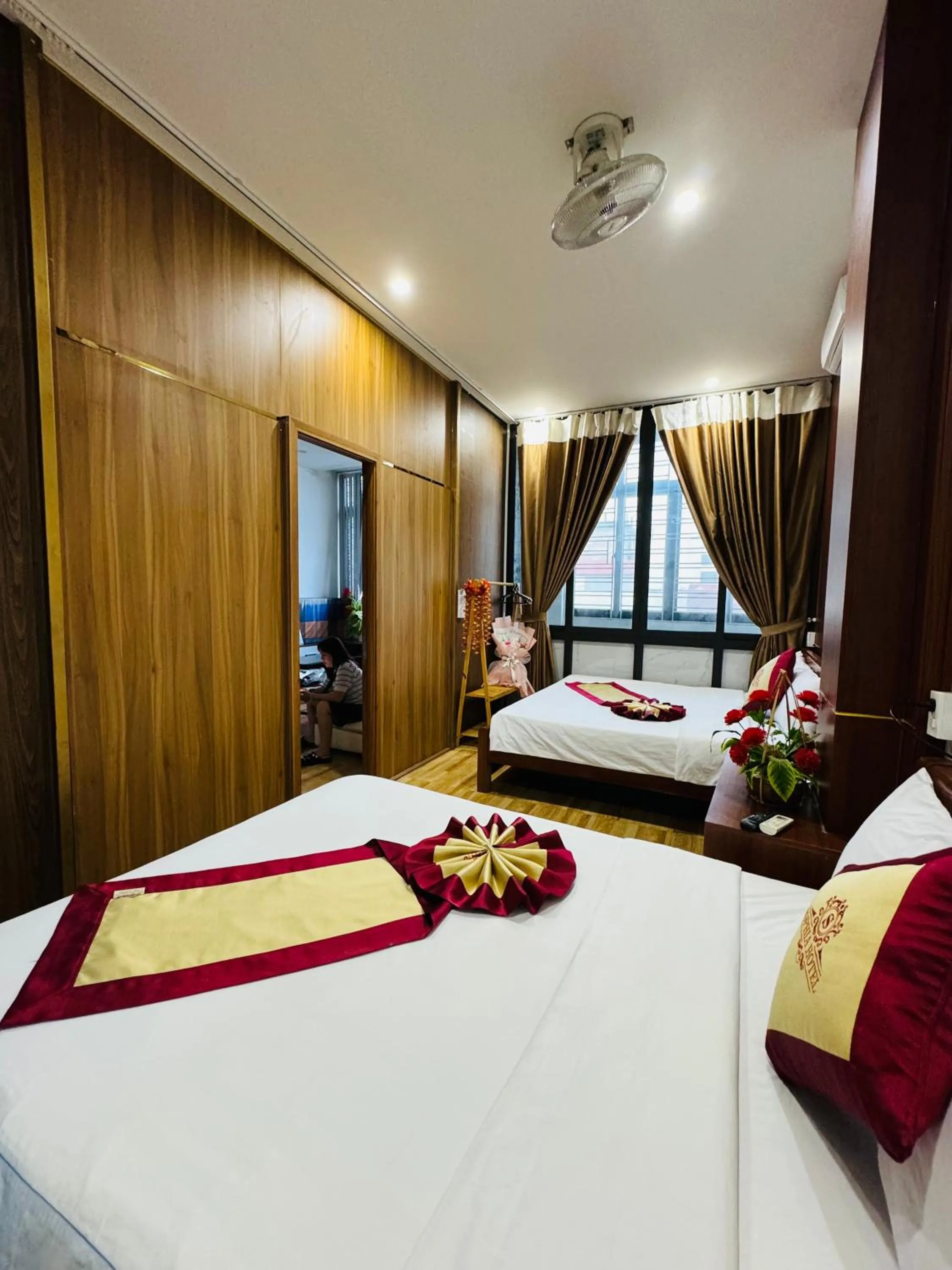 Bed in Sapphire Hotel Hue