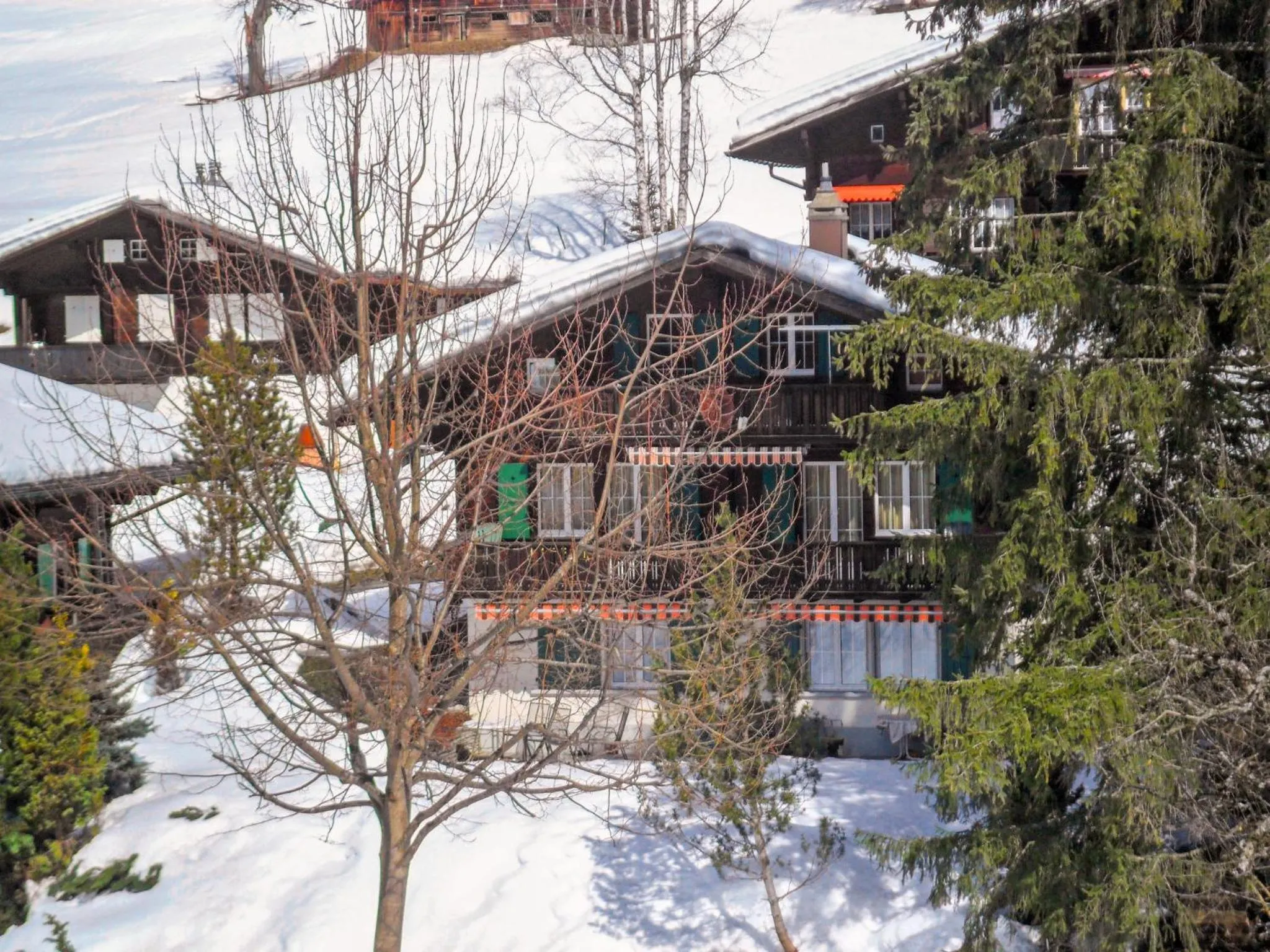 Property building in Apartment Chalet Spassvogel by Interhome