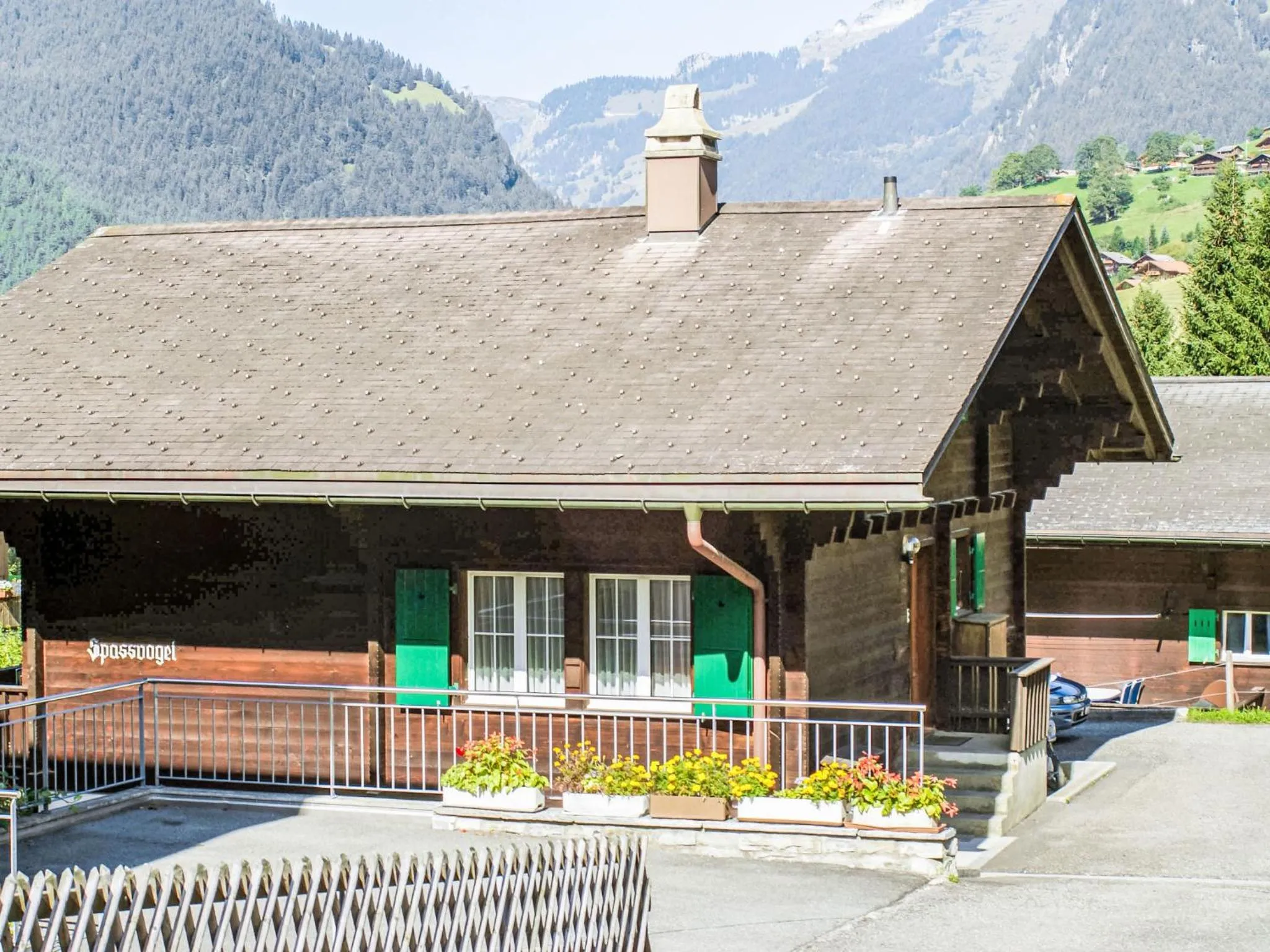 Property building in Apartment Chalet Spassvogel by Interhome