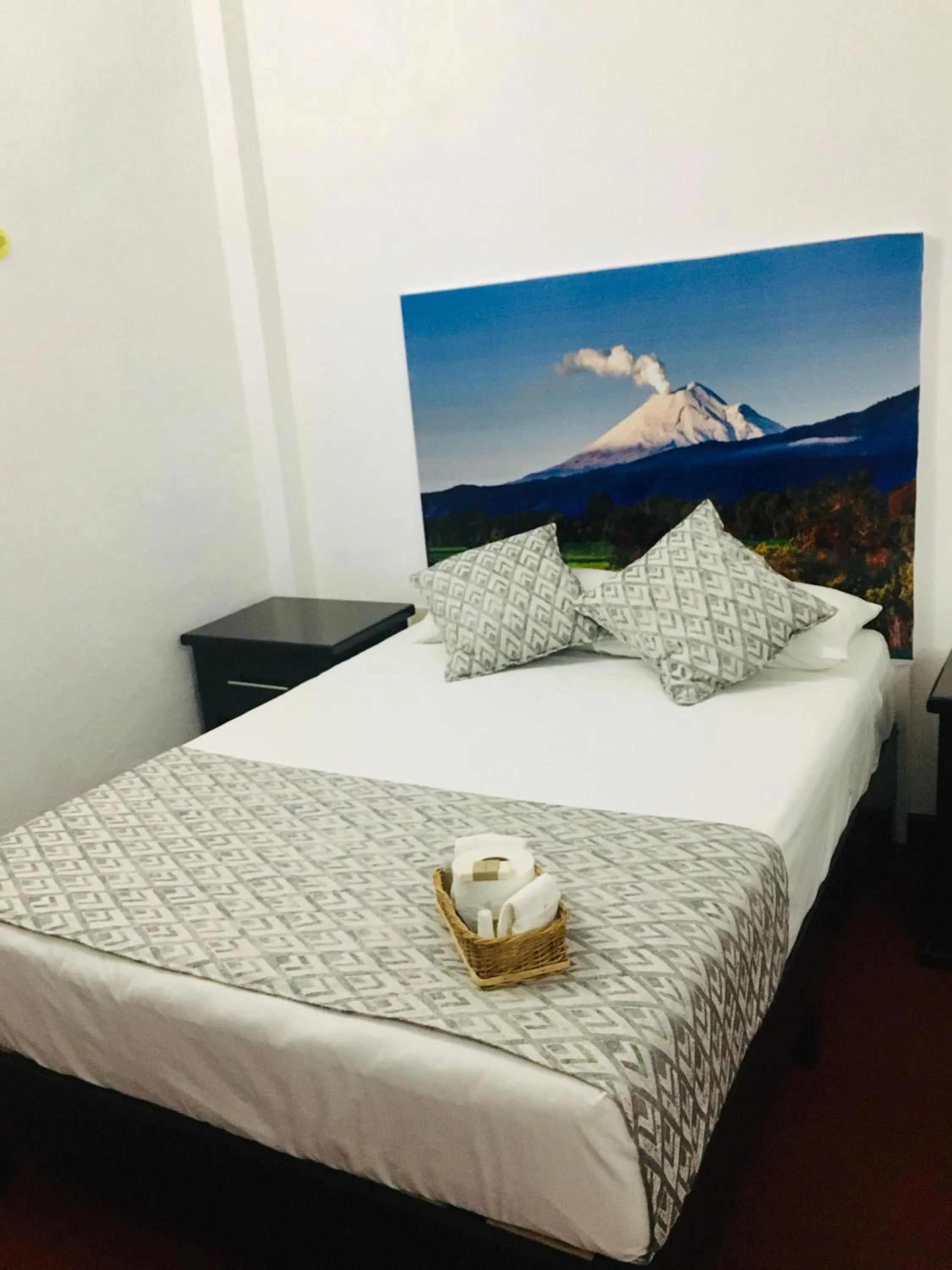 Bed in Hotel Maragreens