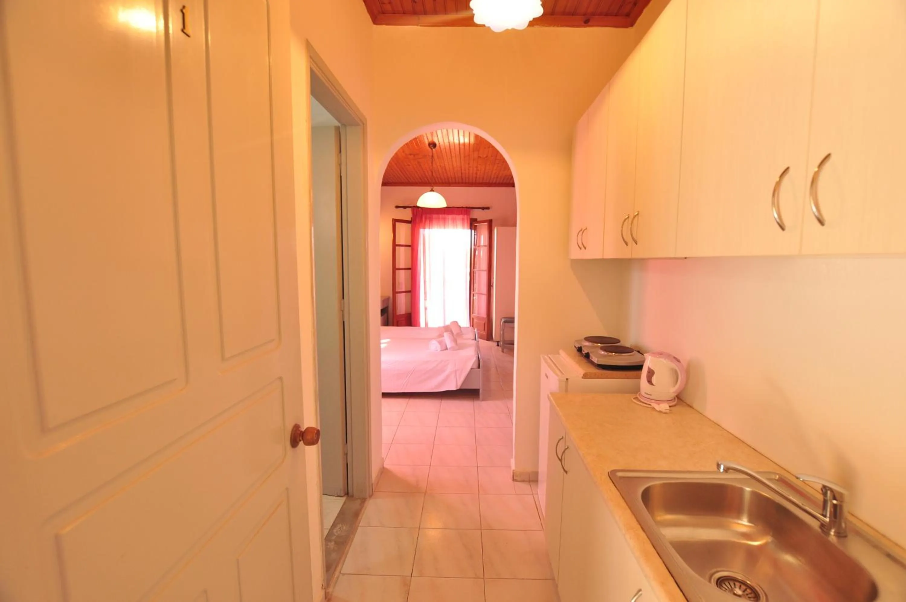 Kitchen or kitchenette in Acharavi Garden