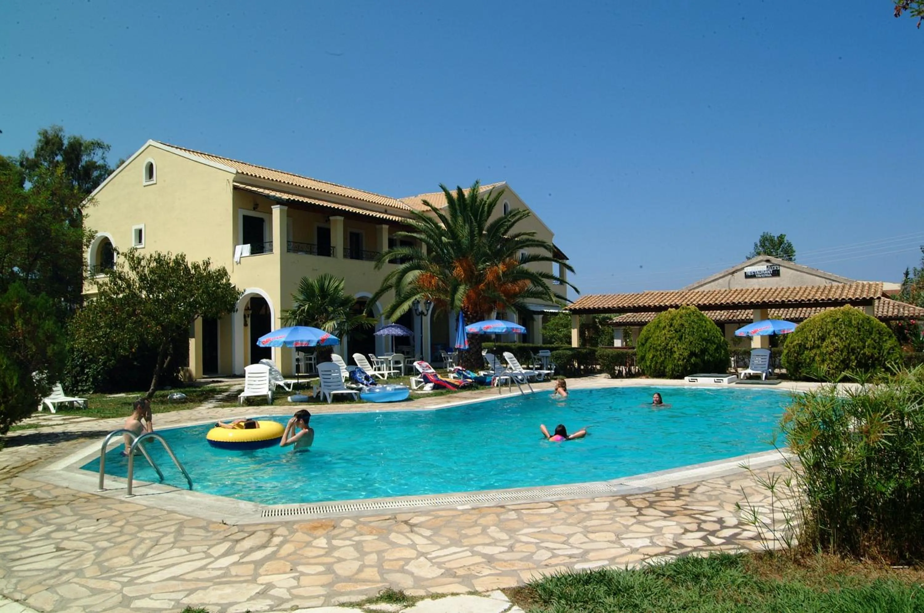 Swimming pool in Acharavi Garden