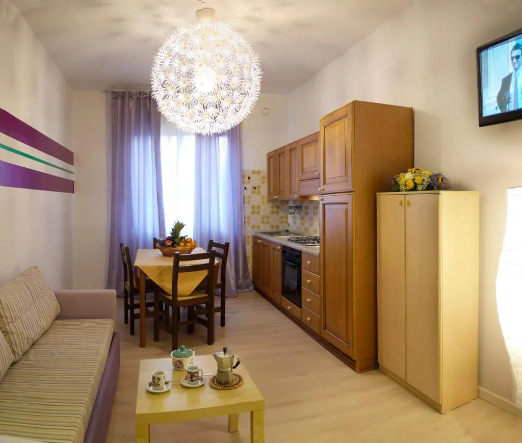 Kitchen or kitchenette in Hotel Germania