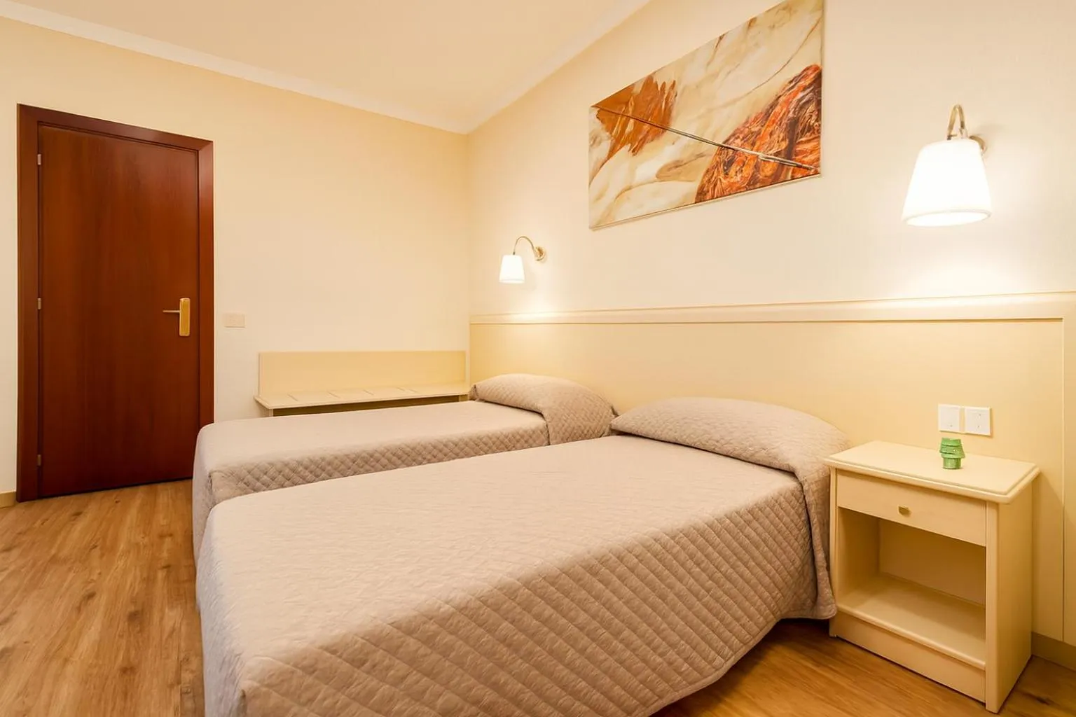 Bed in Hotel Ariston