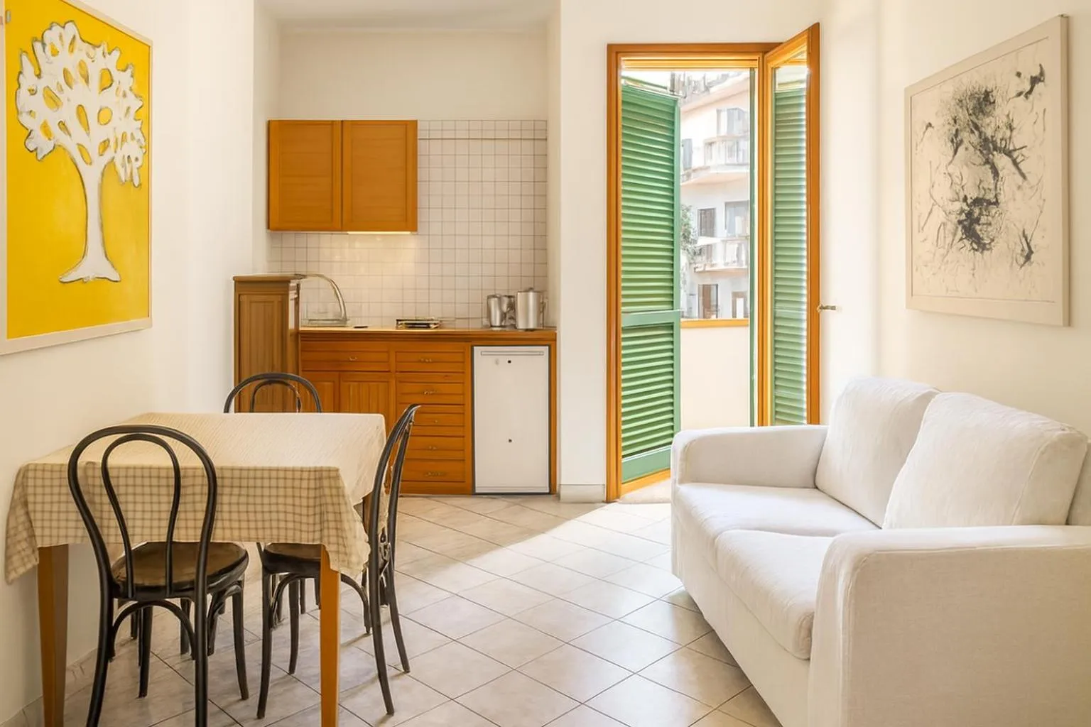 Kitchen or kitchenette in Hotel Ariston