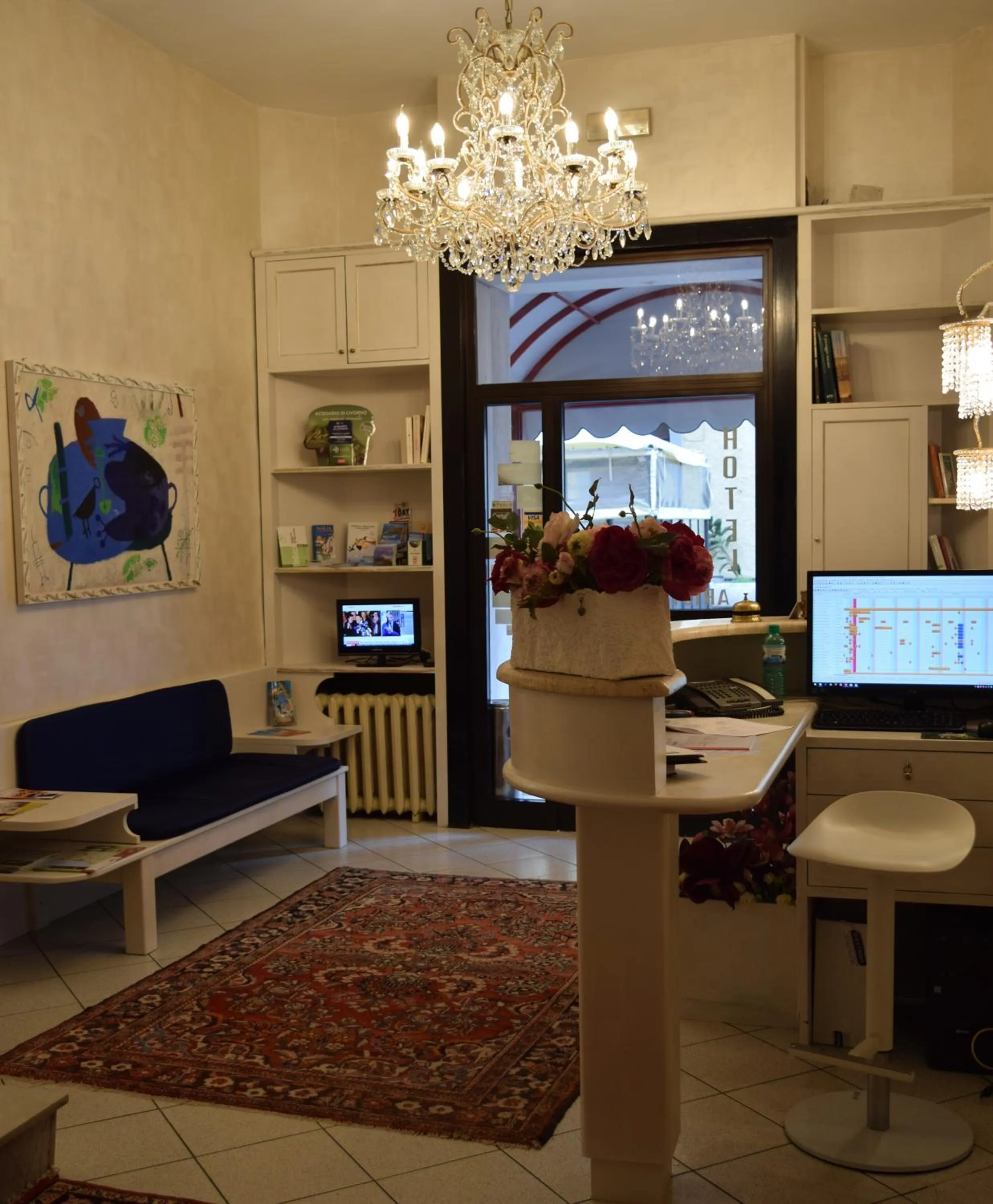 Lobby or reception in Hotel Ariston