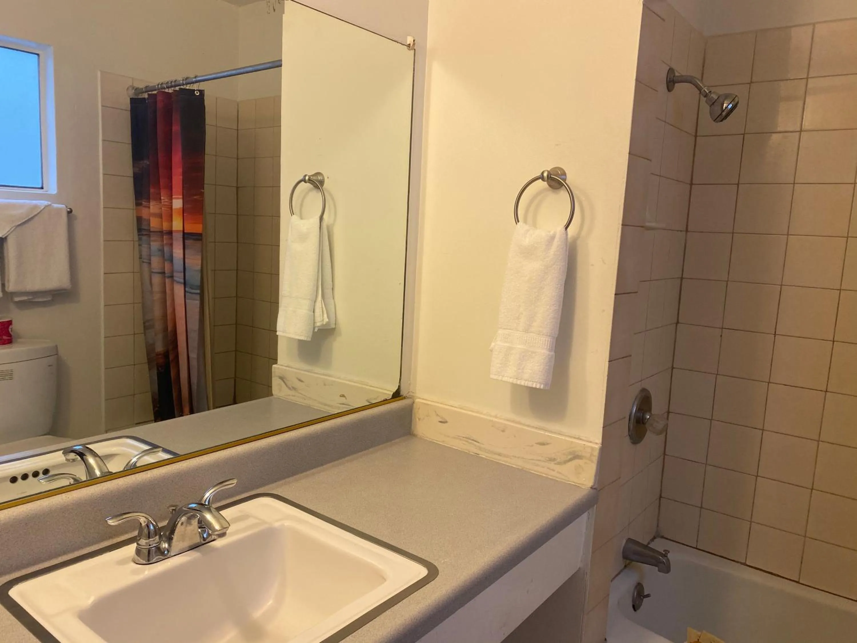 Bathroom in Villa Park Motel