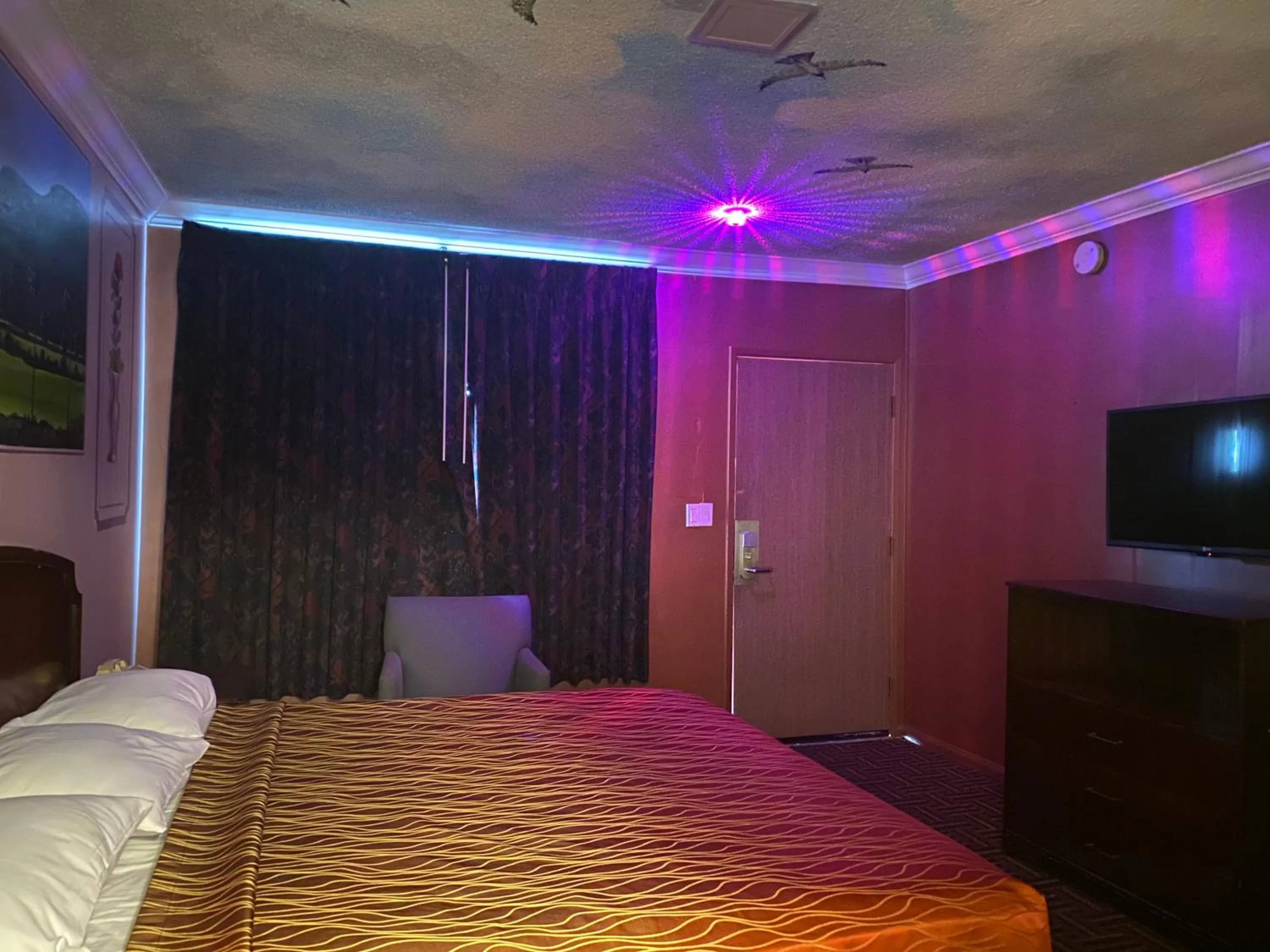 Bed in Villa Park Motel