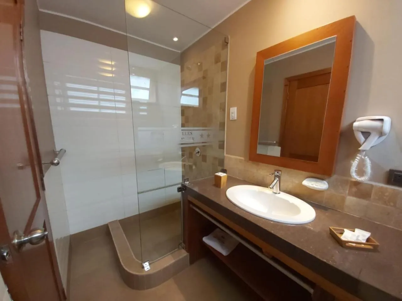 Bathroom in Hotel Heidinger