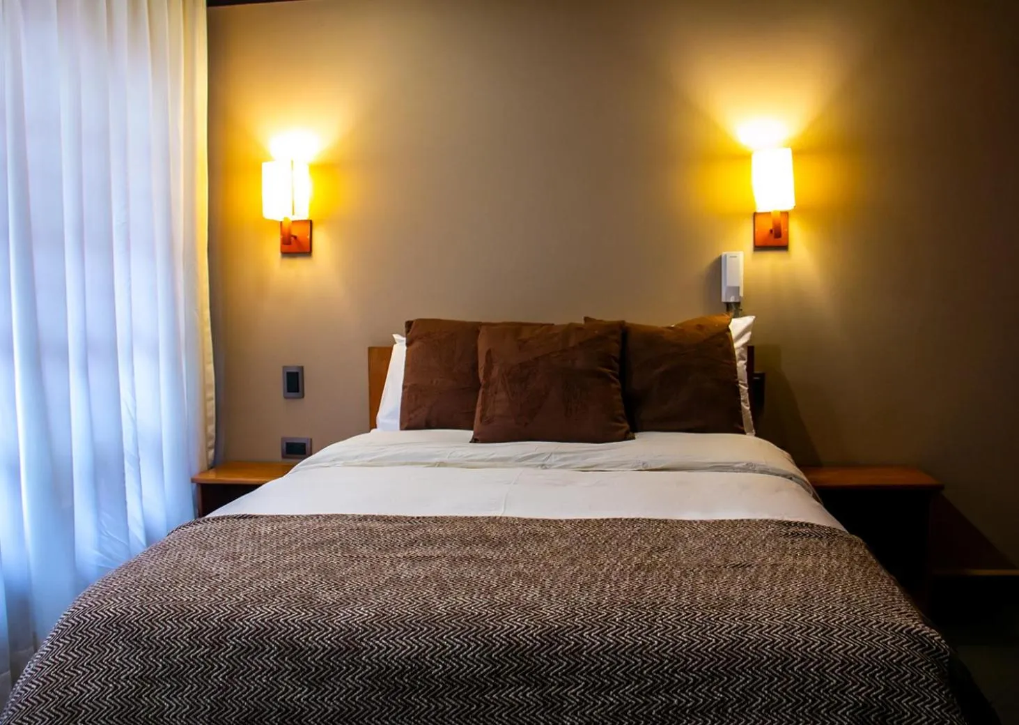 Bed in Hotel Heidinger