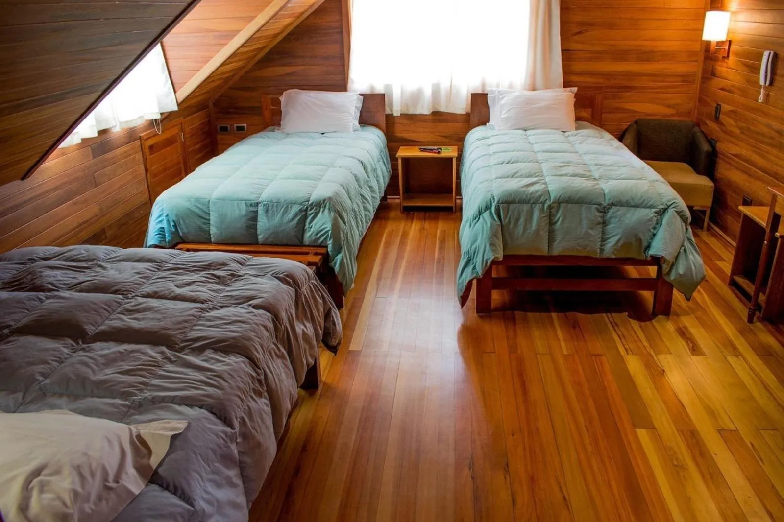 Bed in Hotel Heidinger