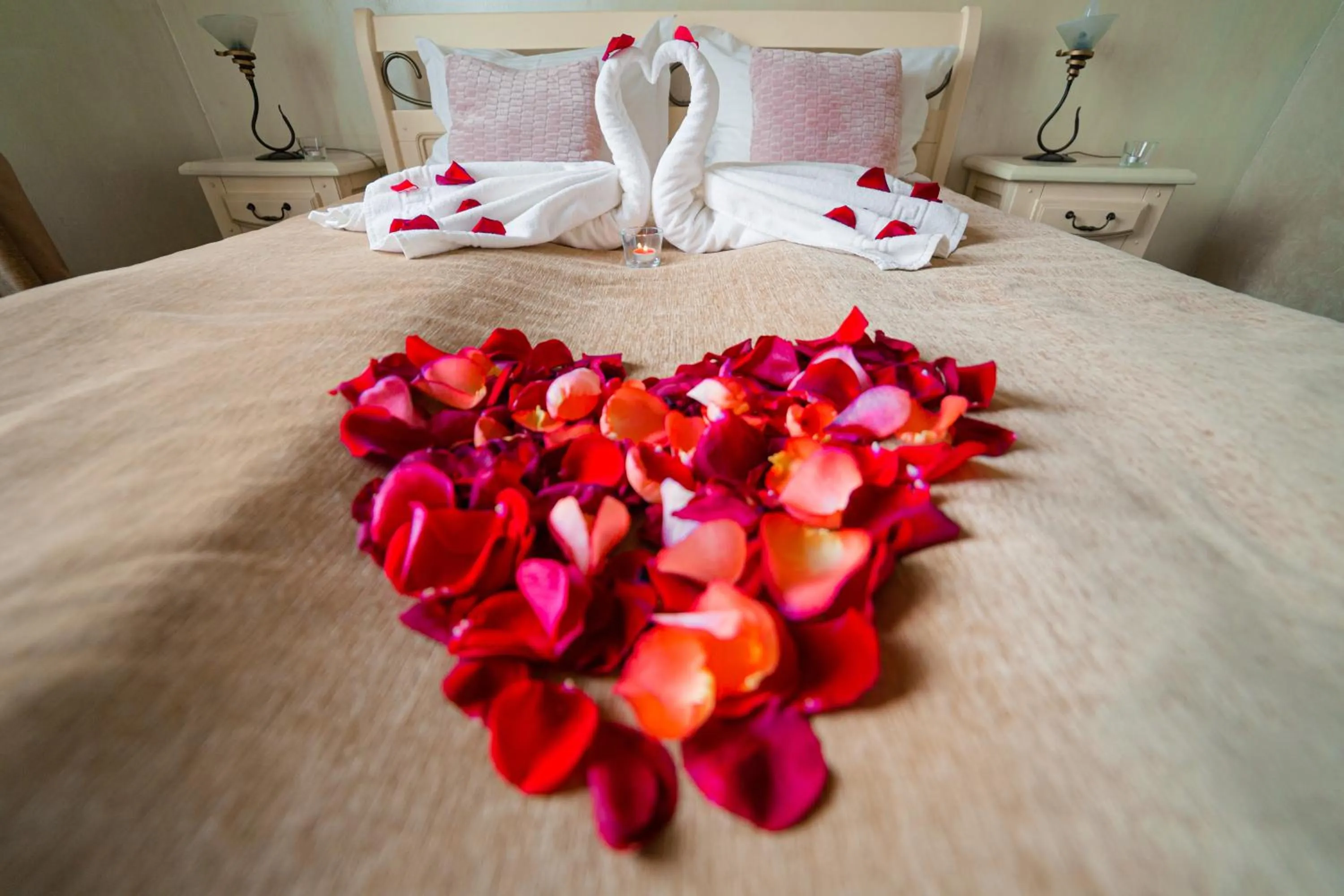 Bed in Hotel Carol - Vatra Dornei