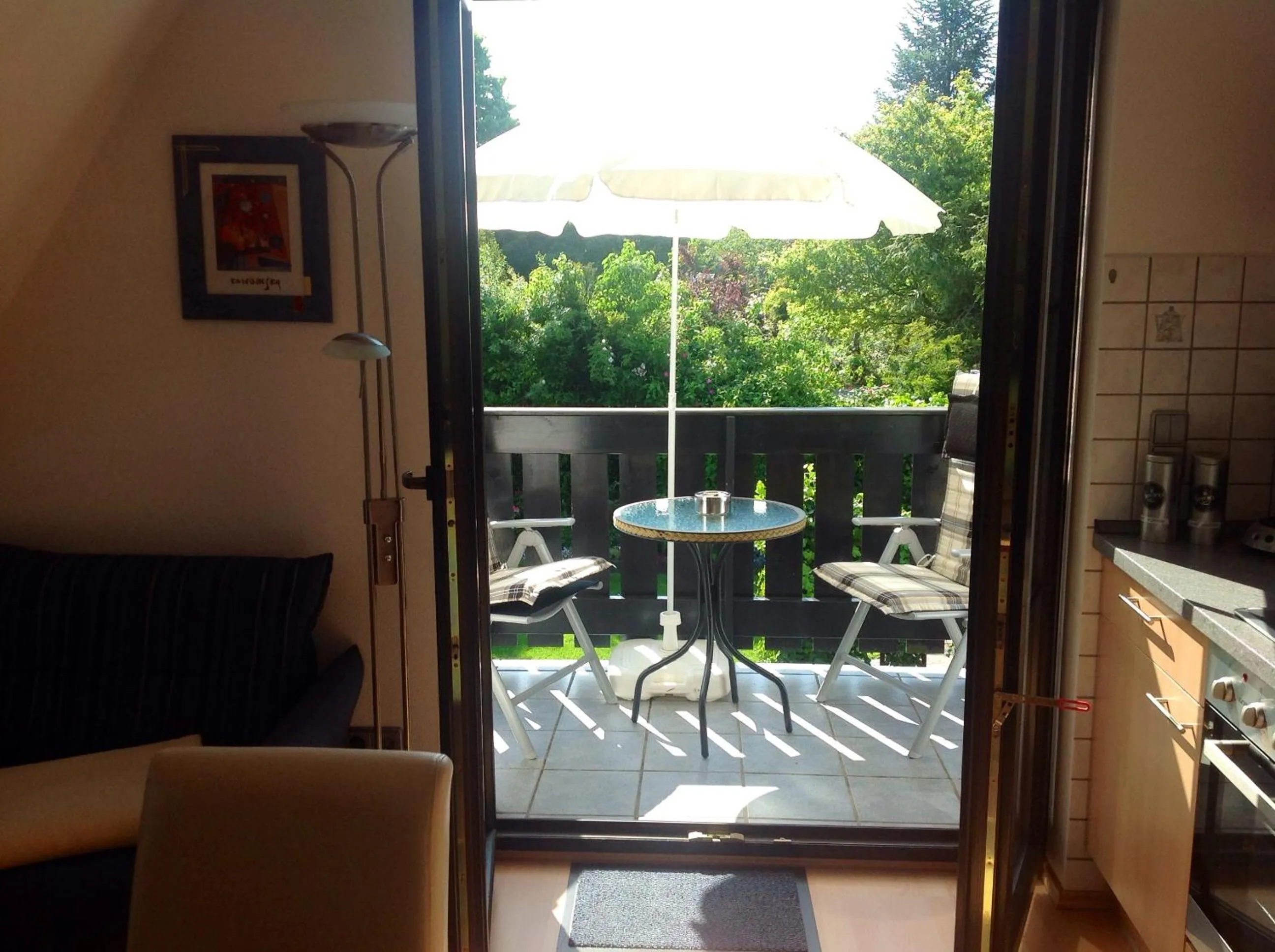 Balcony/Terrace in Haus Kollwitzweg - Ferienwohnungen