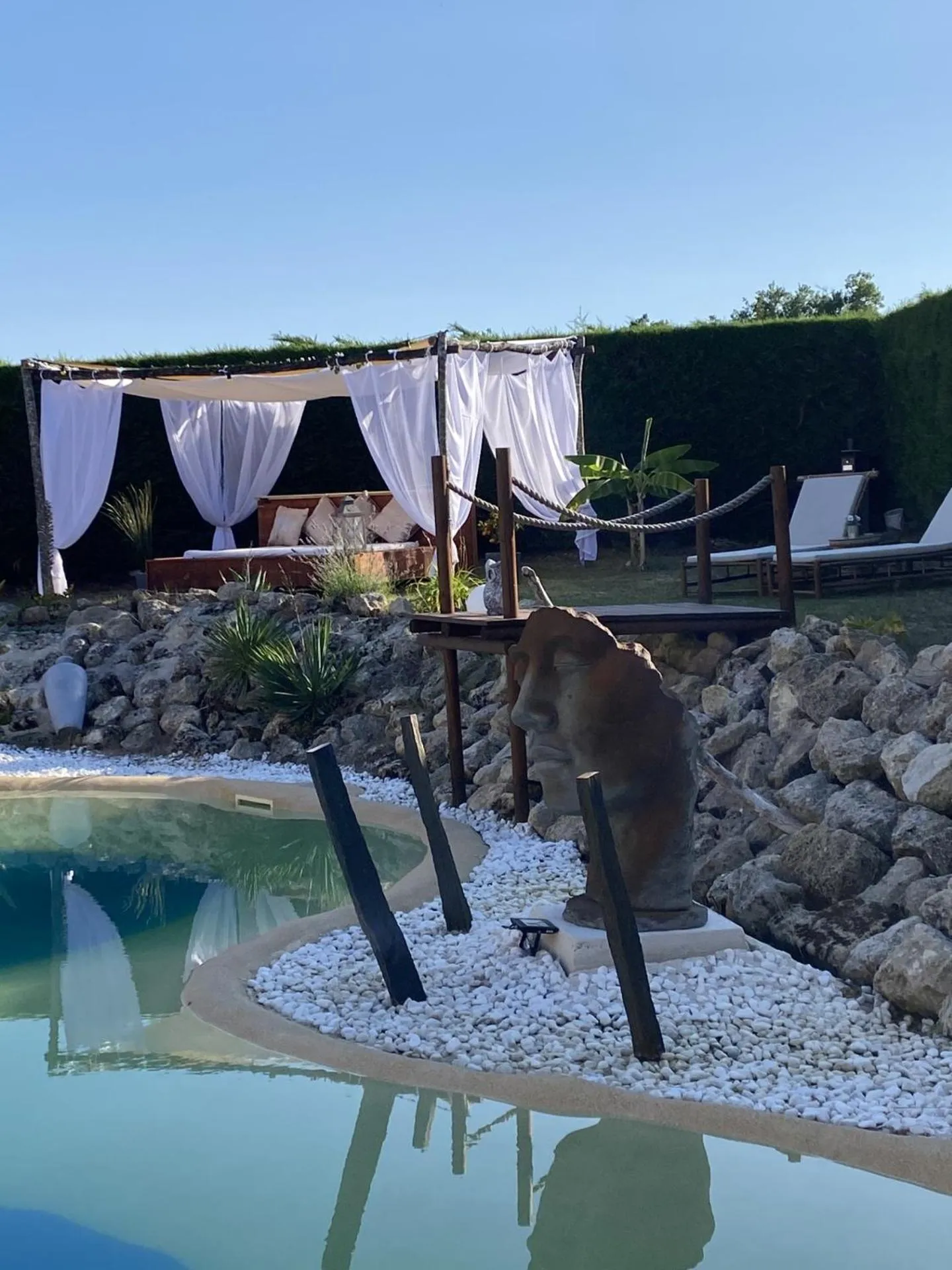 Swimming pool in Le Relais de la Chouette