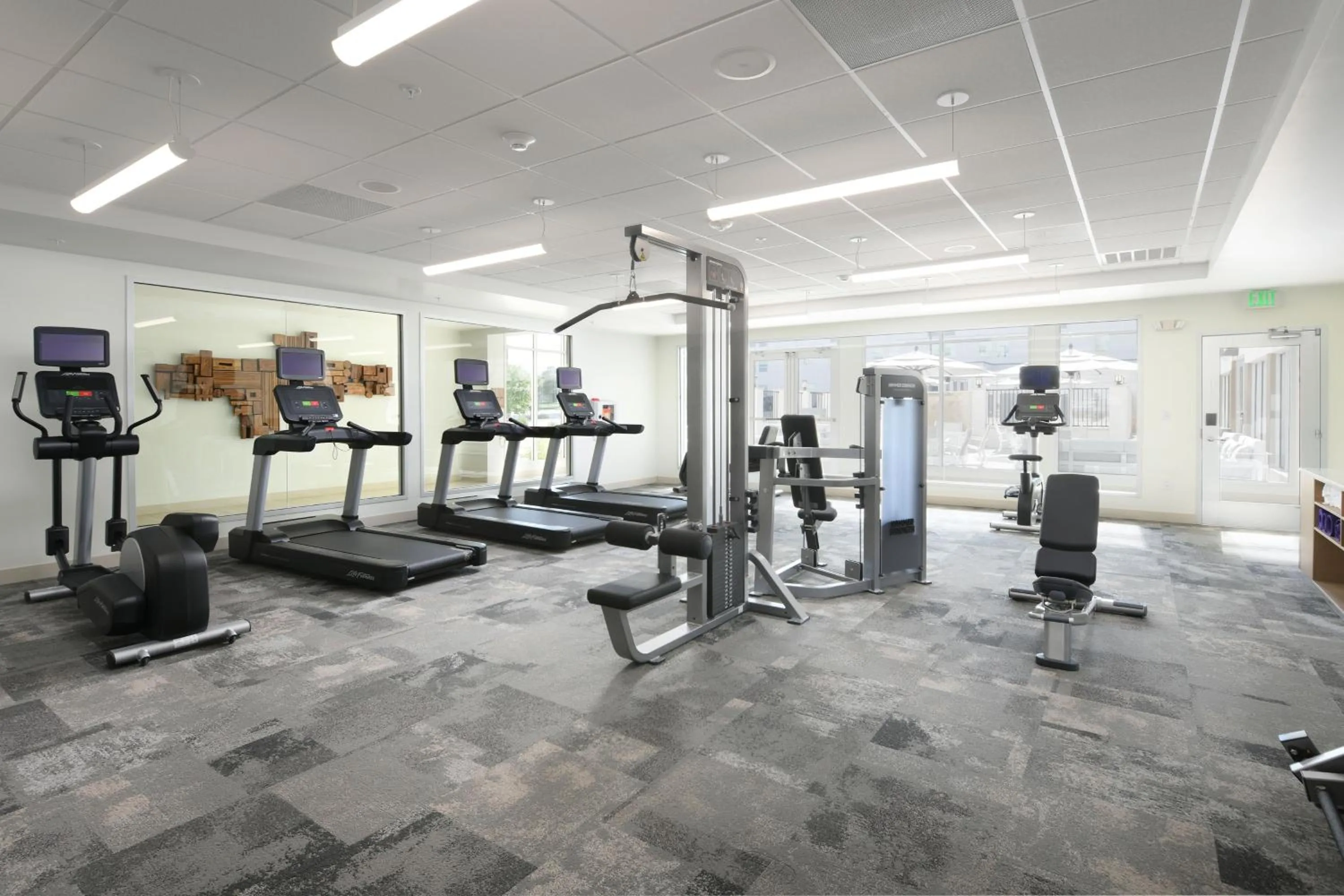Fitness centre/facilities in Element Austin Round Rock