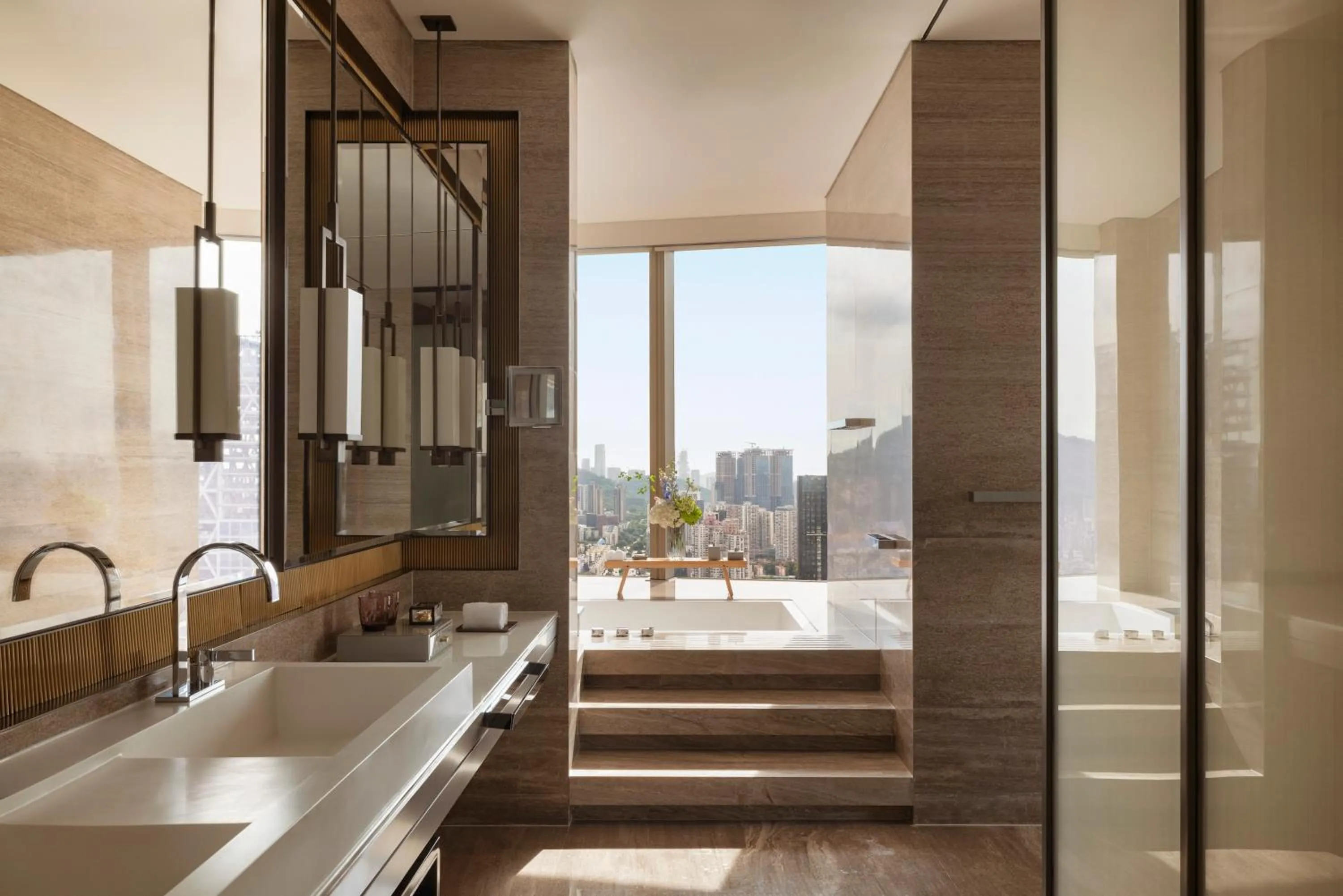 Toilet in Raffles Shenzhen, Situated in the heart of One Shenzhen Bay, Book Now to Enjoy Free Minibar and Happy Hour Privileges at Long Bar on 71F