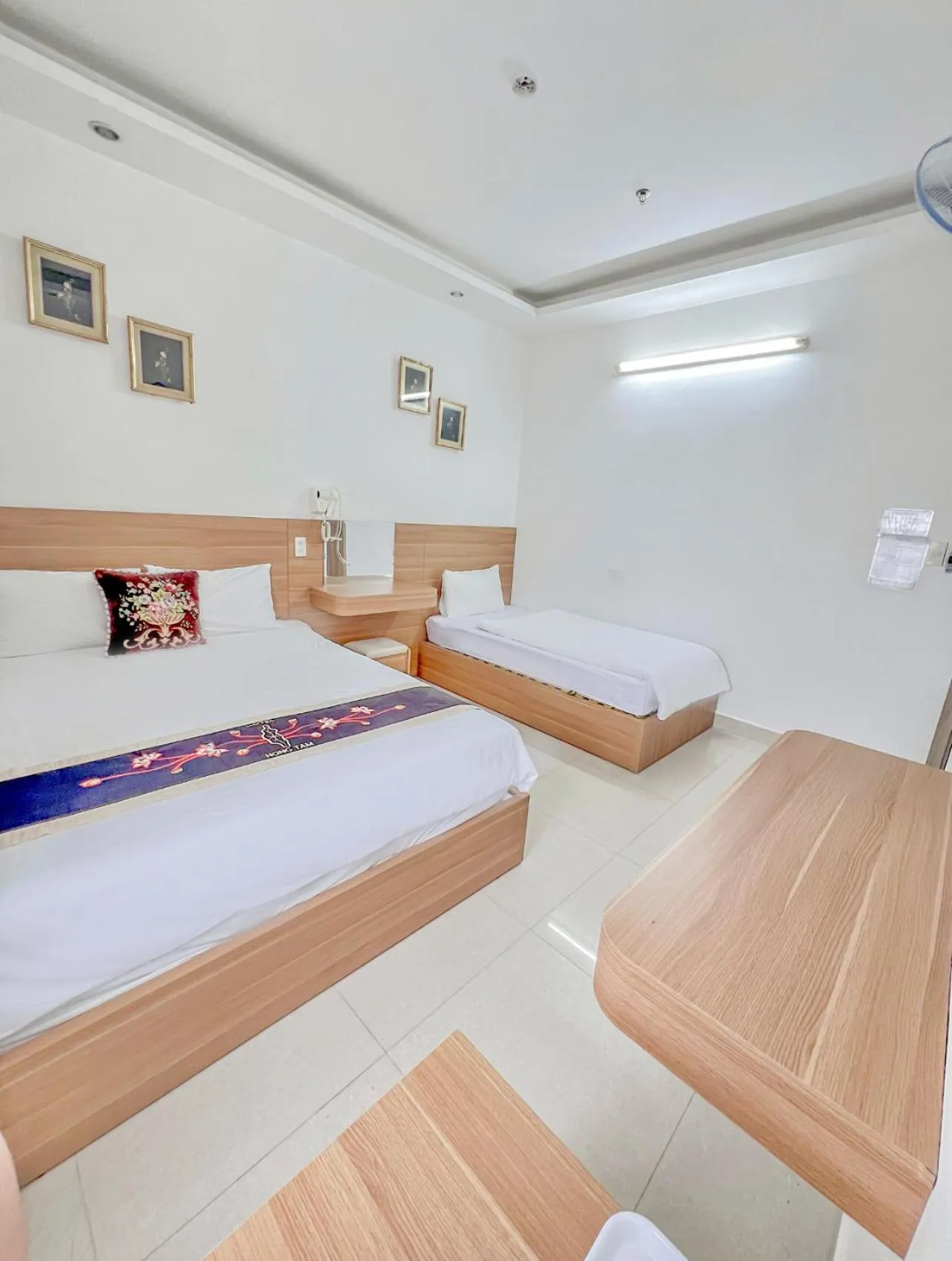 Bed in Hồng Tâm Hotel