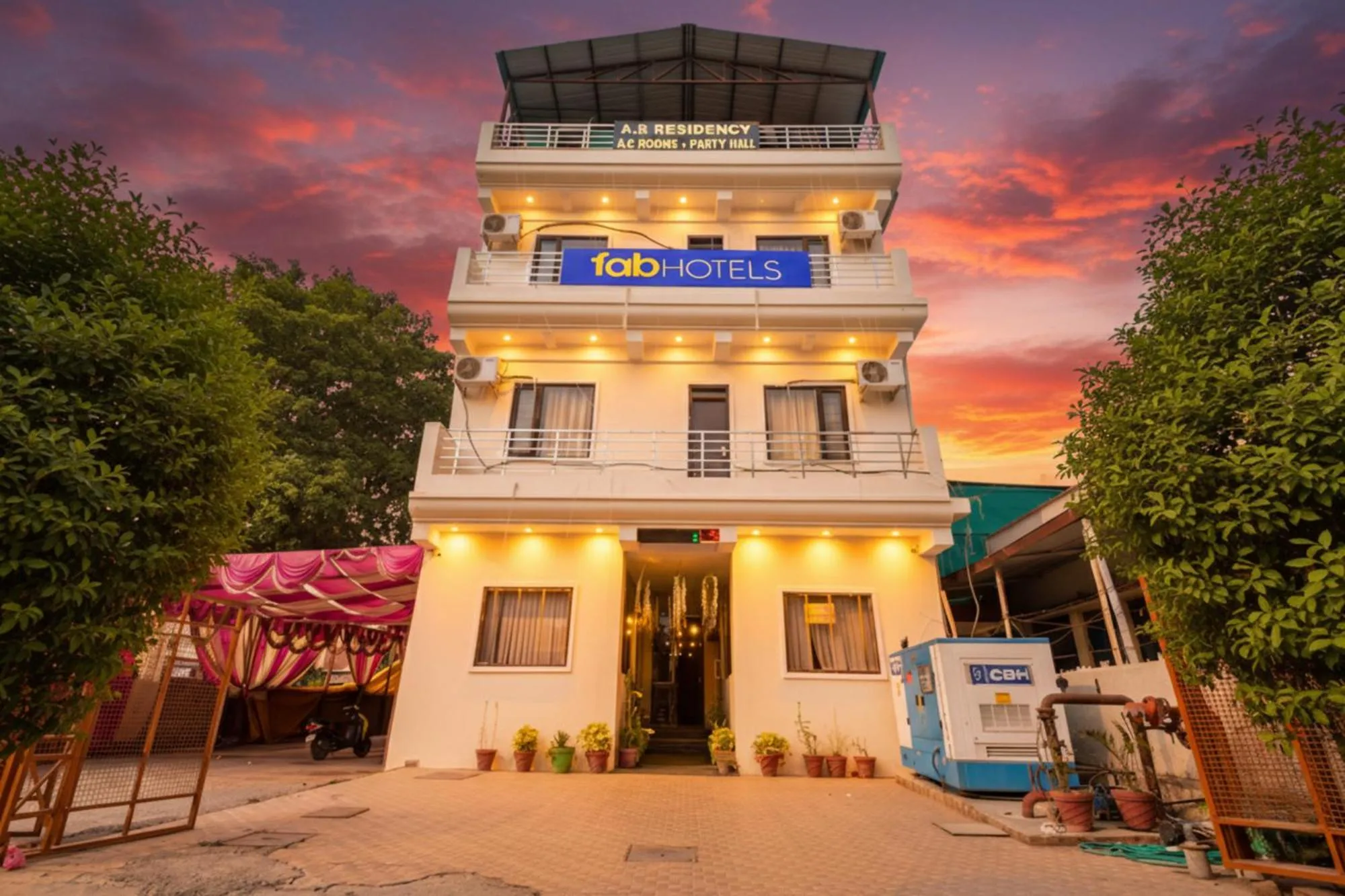 Property building in FabHotel As Residency