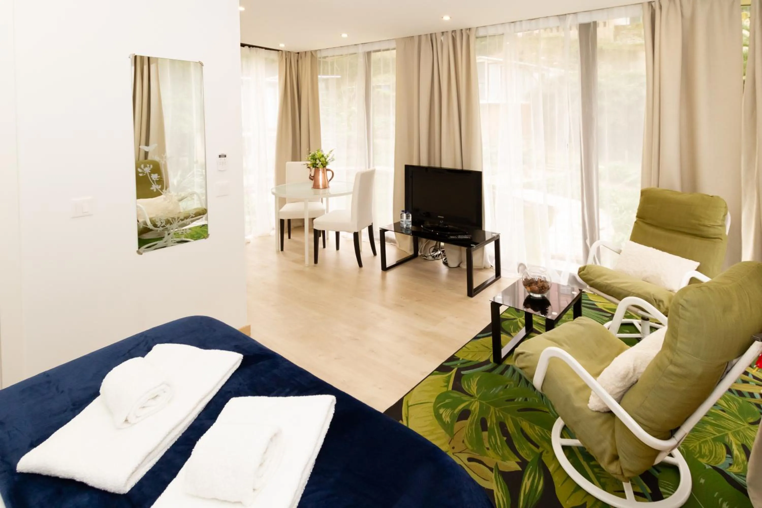 Seating area in Quinta Das Murtas B&B