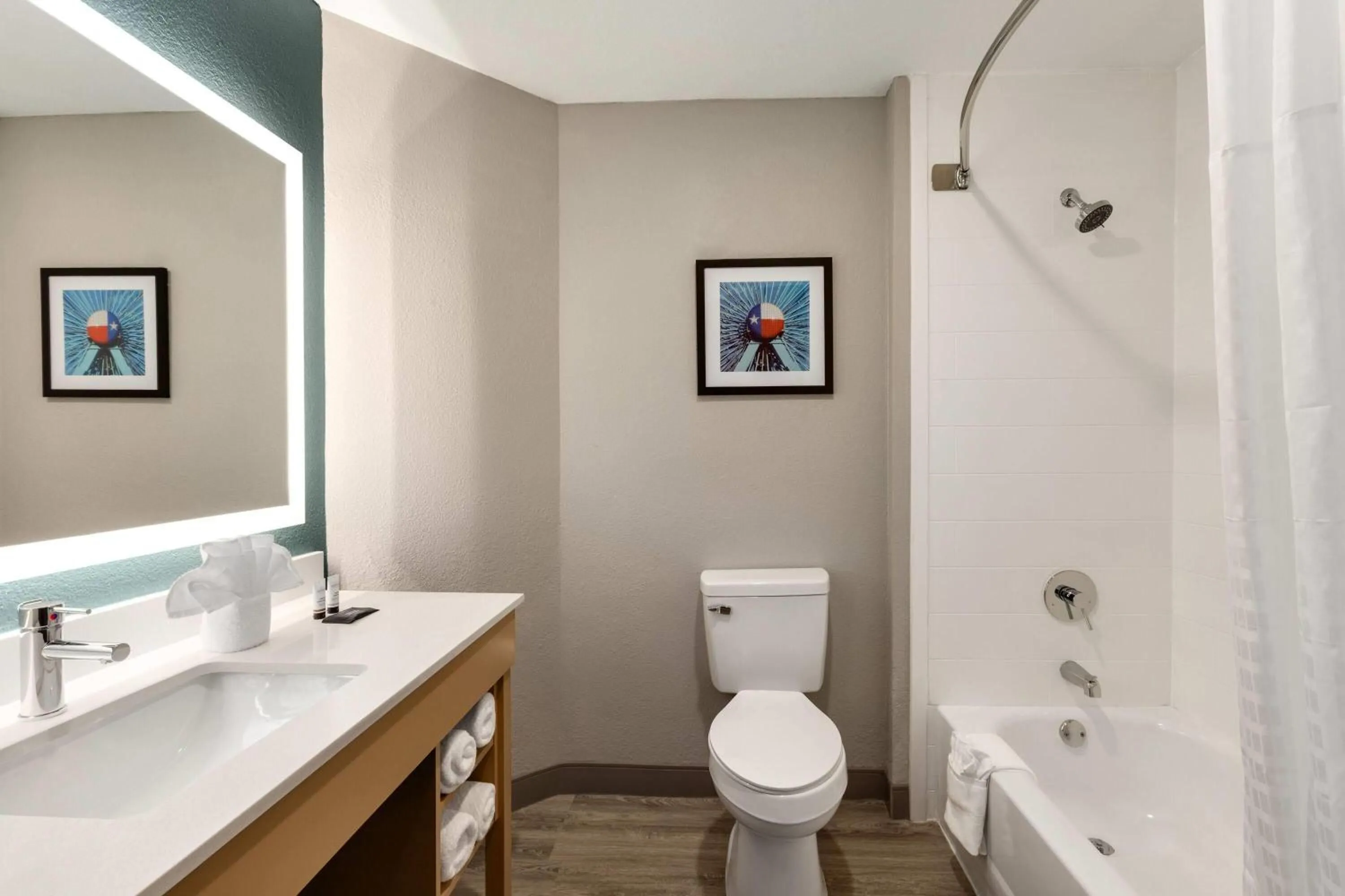 Bathroom in La Quinta by Wyndham Dallas Arlington South