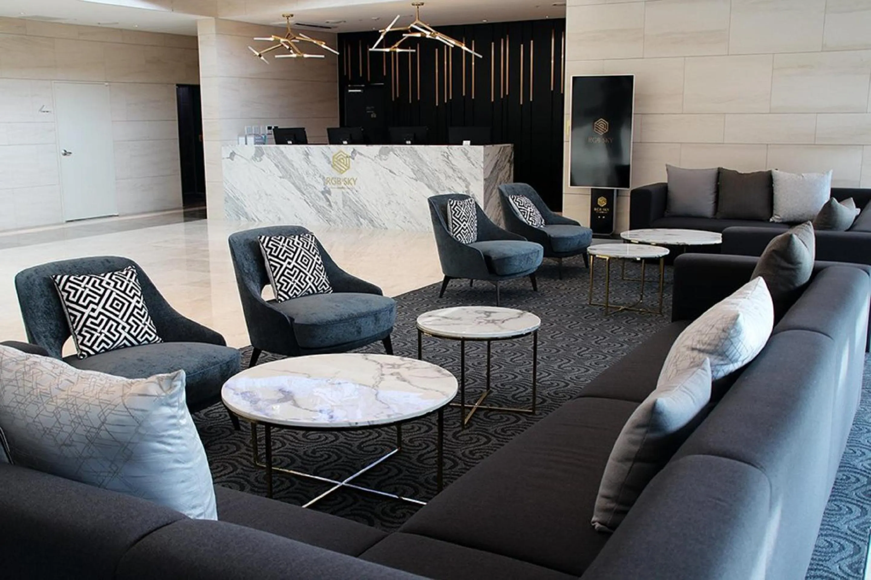 Lobby or reception in Airsky Hotel Incheon