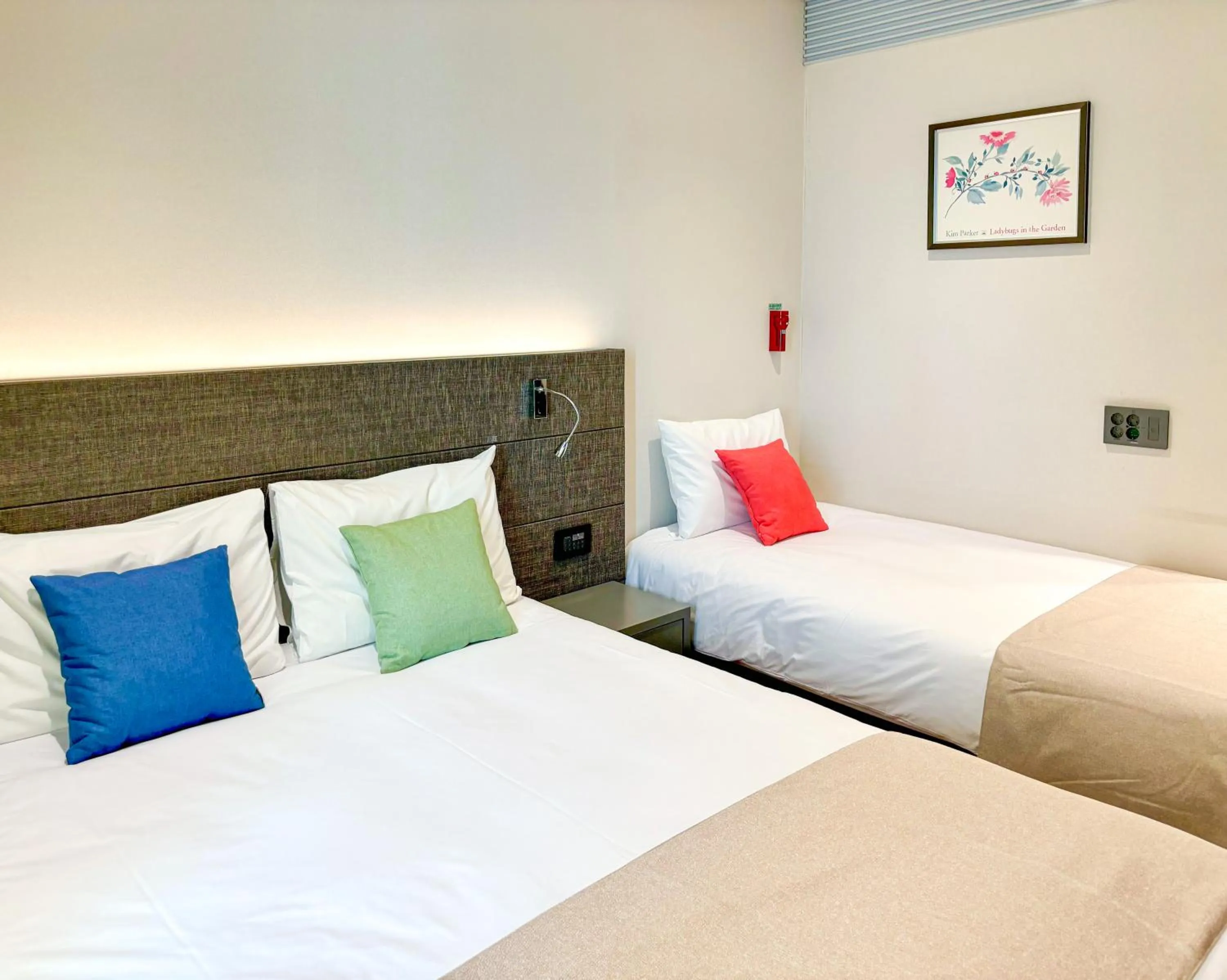 Bed in Airsky Hotel Incheon