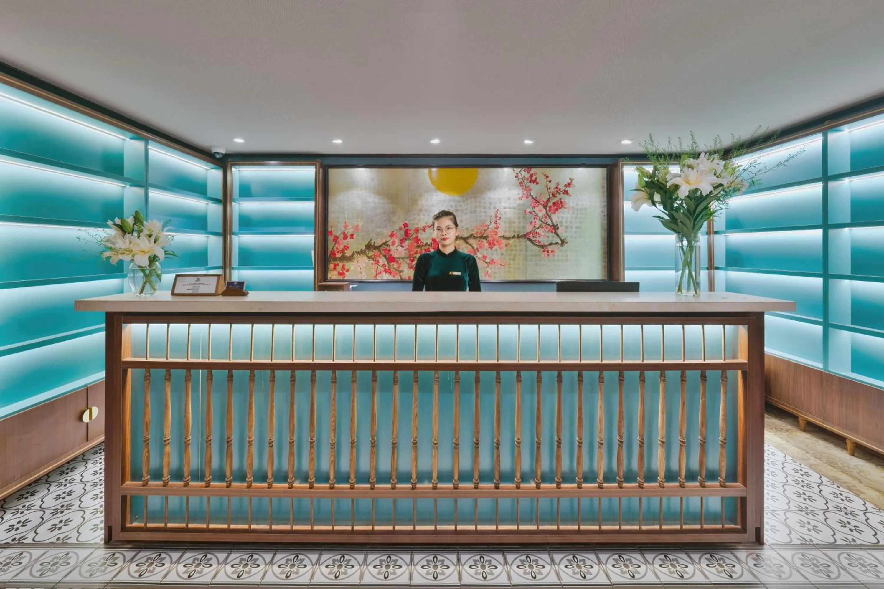 Lobby or reception in Indochine Cruise Lan Ha Bay