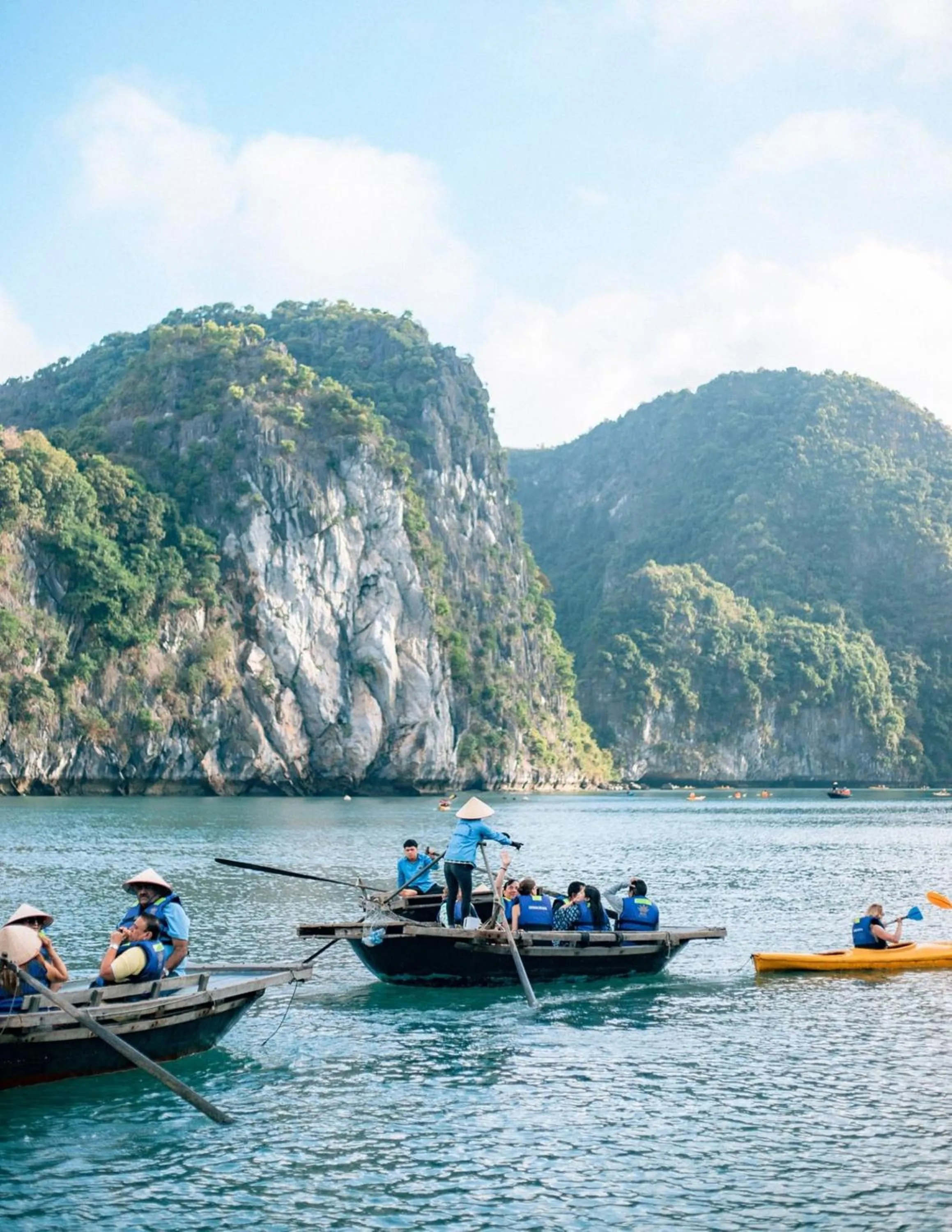 Natural landscape in Indochine Cruise Lan Ha Bay