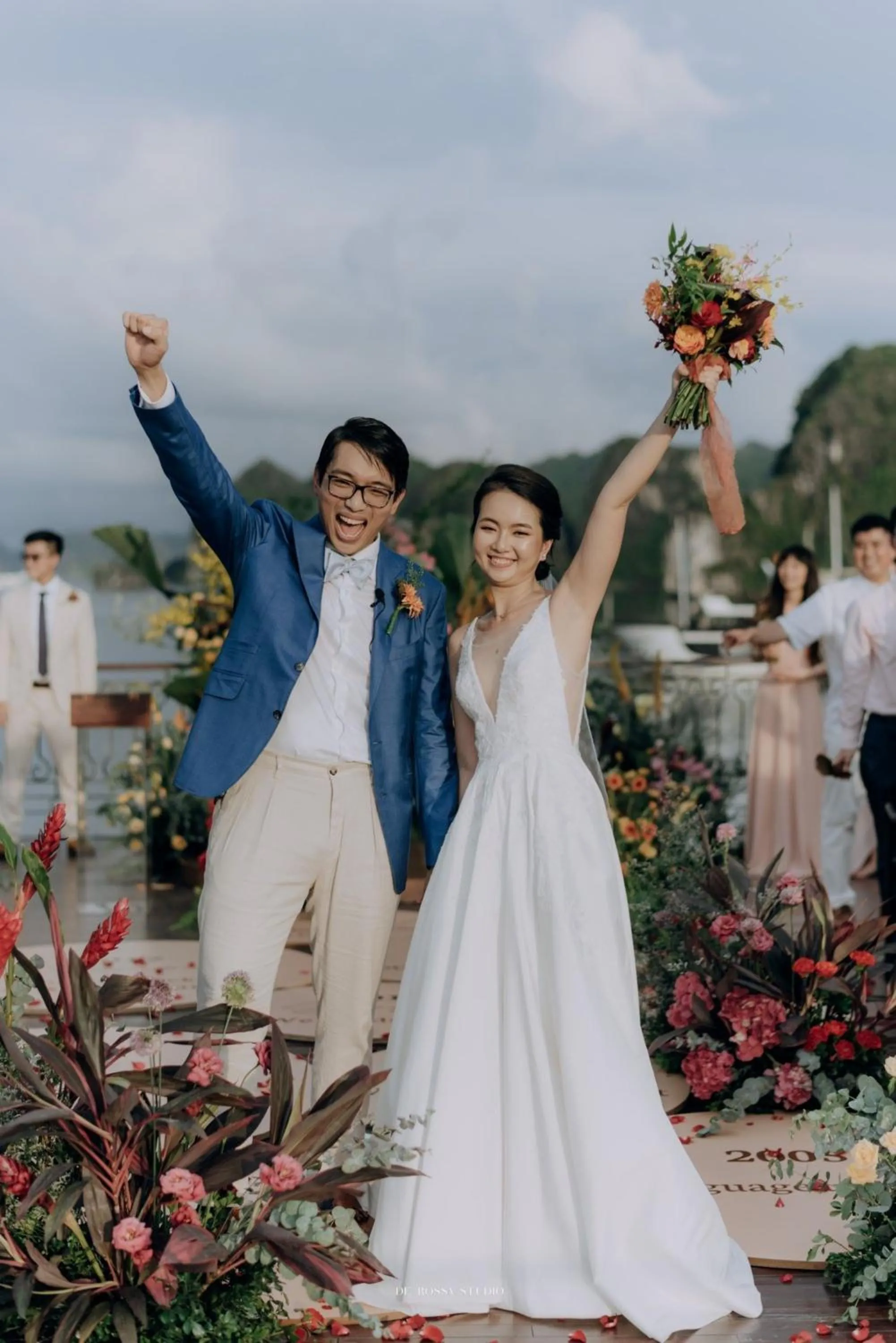 wedding in Indochine Cruise Lan Ha Bay