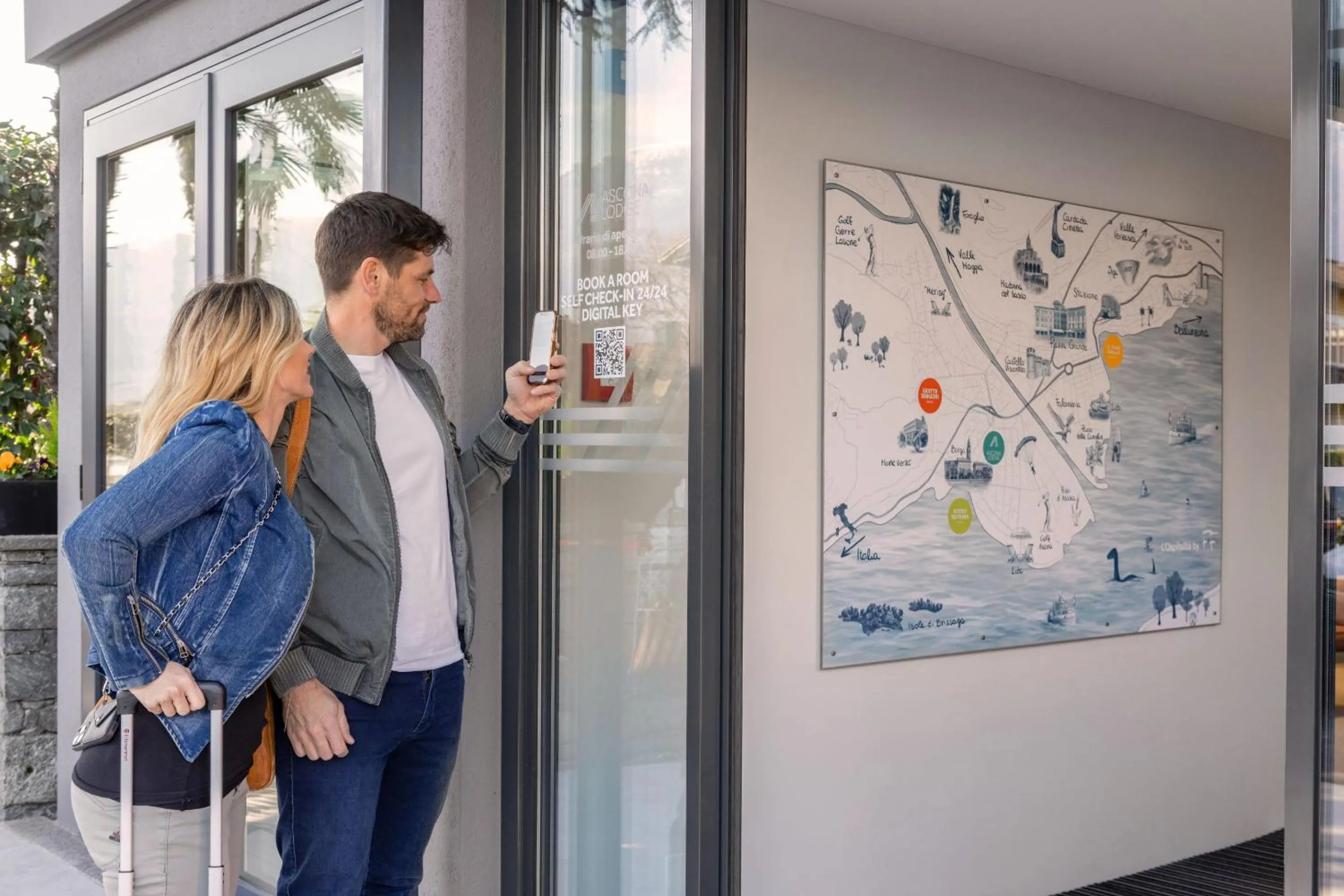 Facade/entrance in Ascona Lodge, Pool & Garden Retreat