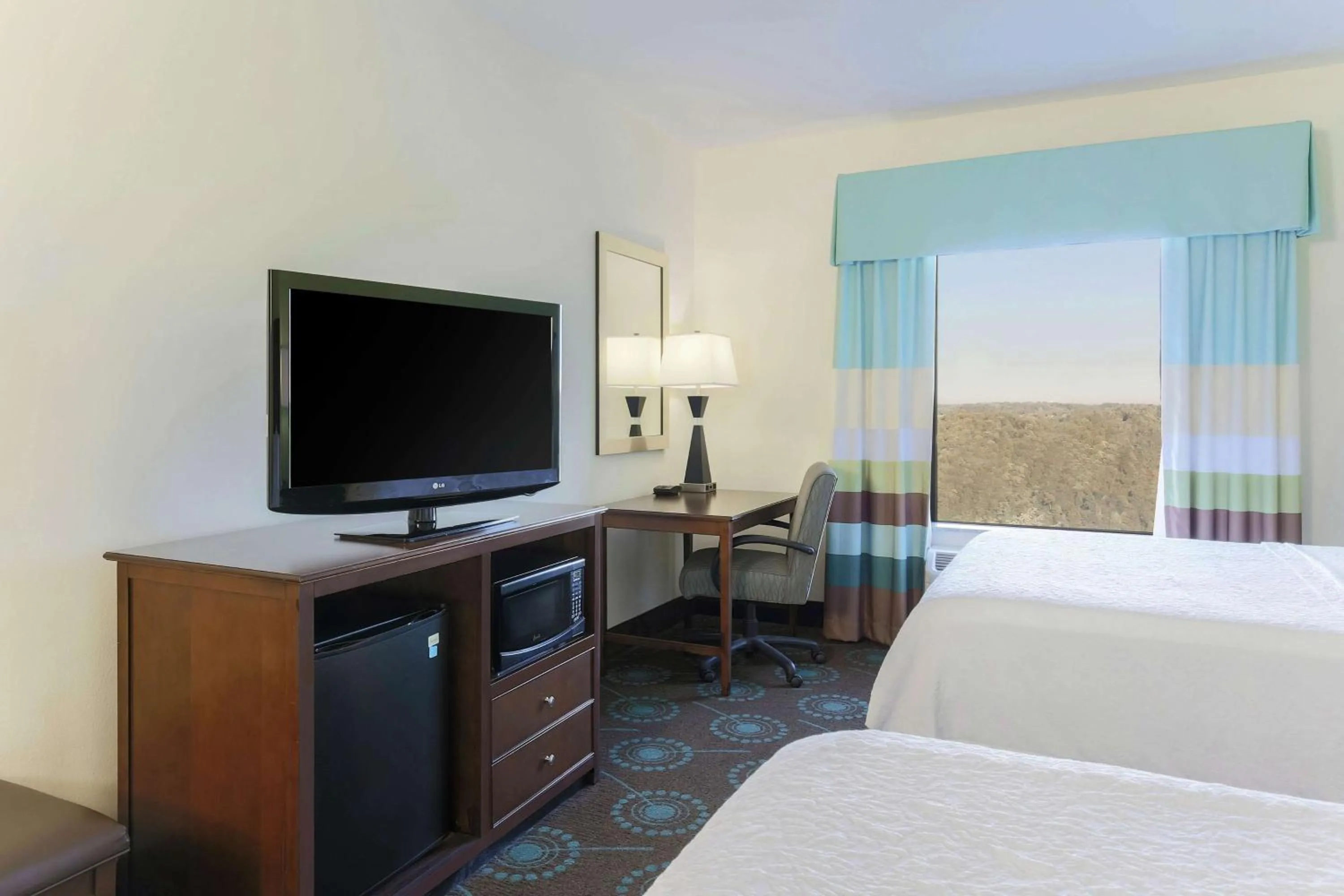 Bedroom, Bed in Hampton Inn & Suites Wheeling - The Highlands