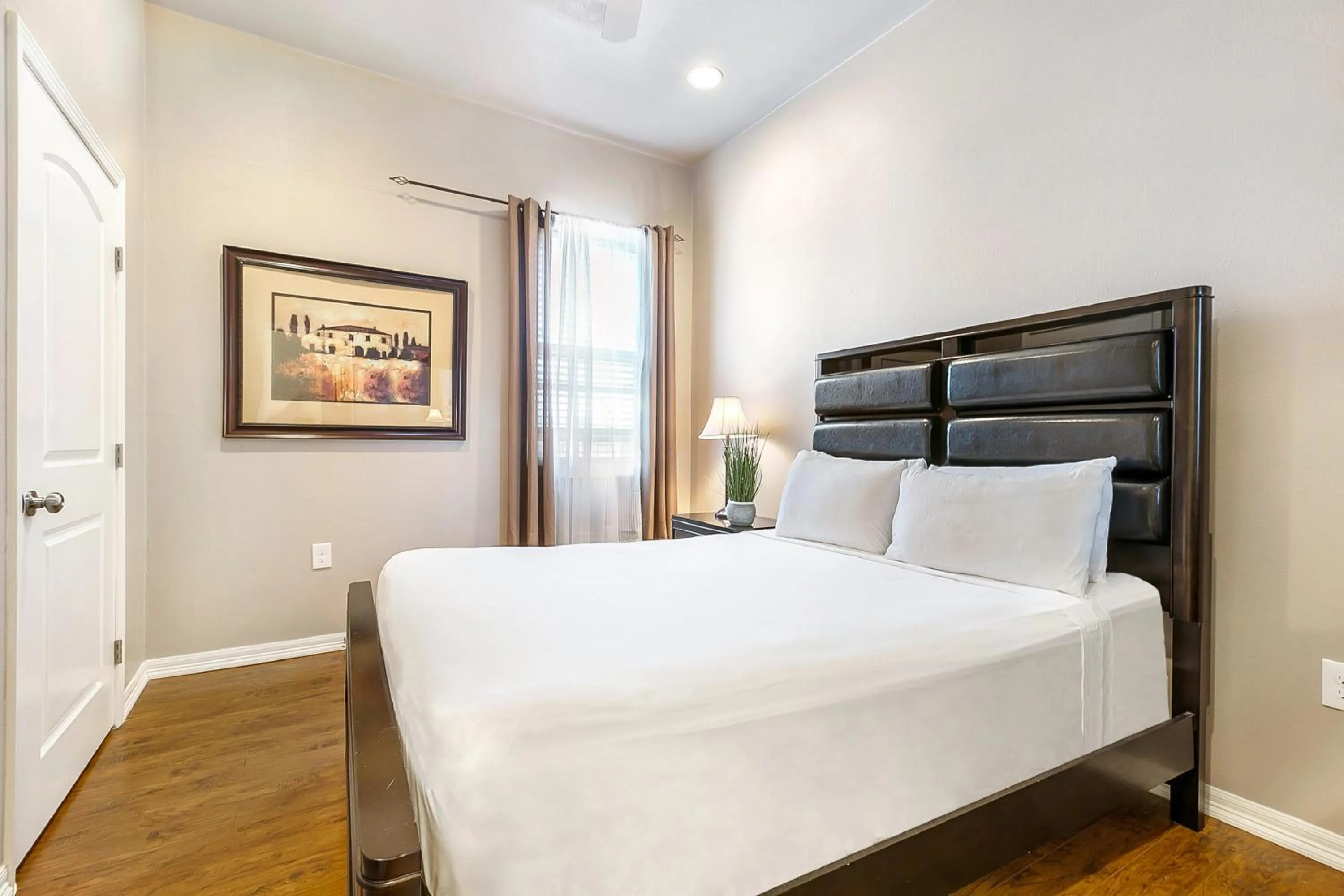Bedroom, Bed in Inviting 3BR Condo steps from St Charles Ave