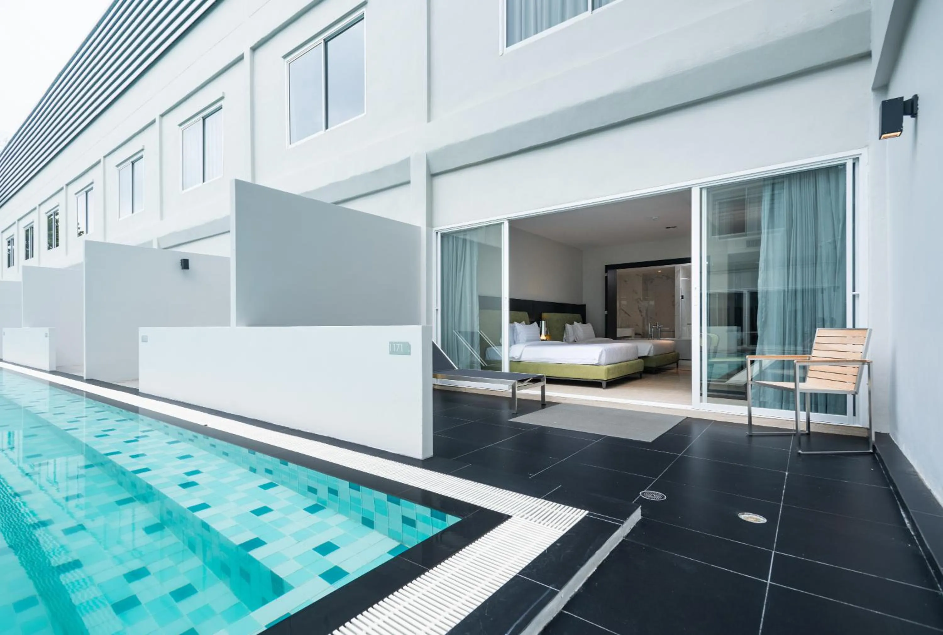 Pool view in S Ram Leisure Hotel