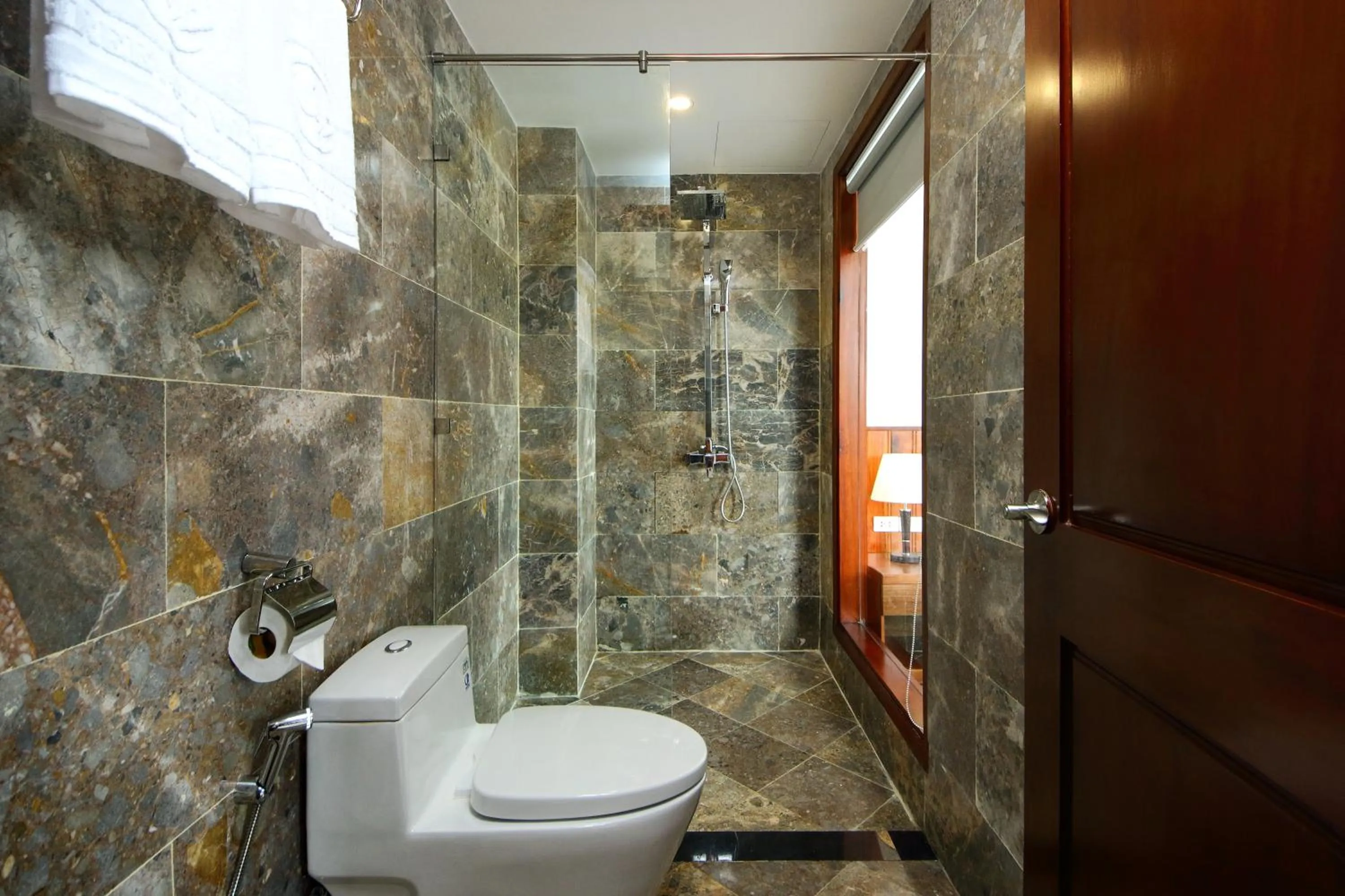 Bathroom in Threeway Riverside Villa