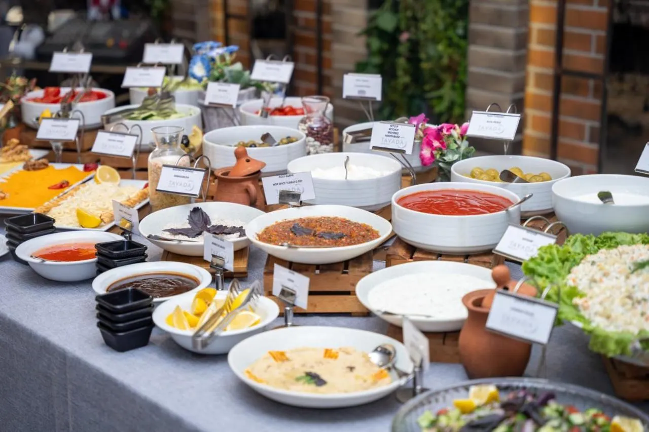 Buffet breakfast in Theatrum Hotel Baku