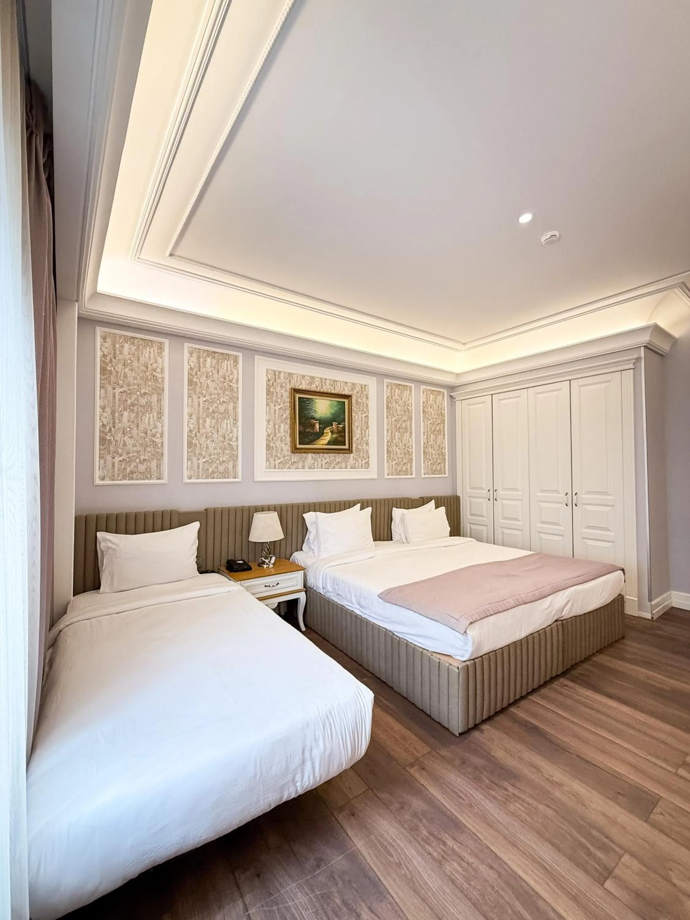 Bed in Theatrum Hotel Baku