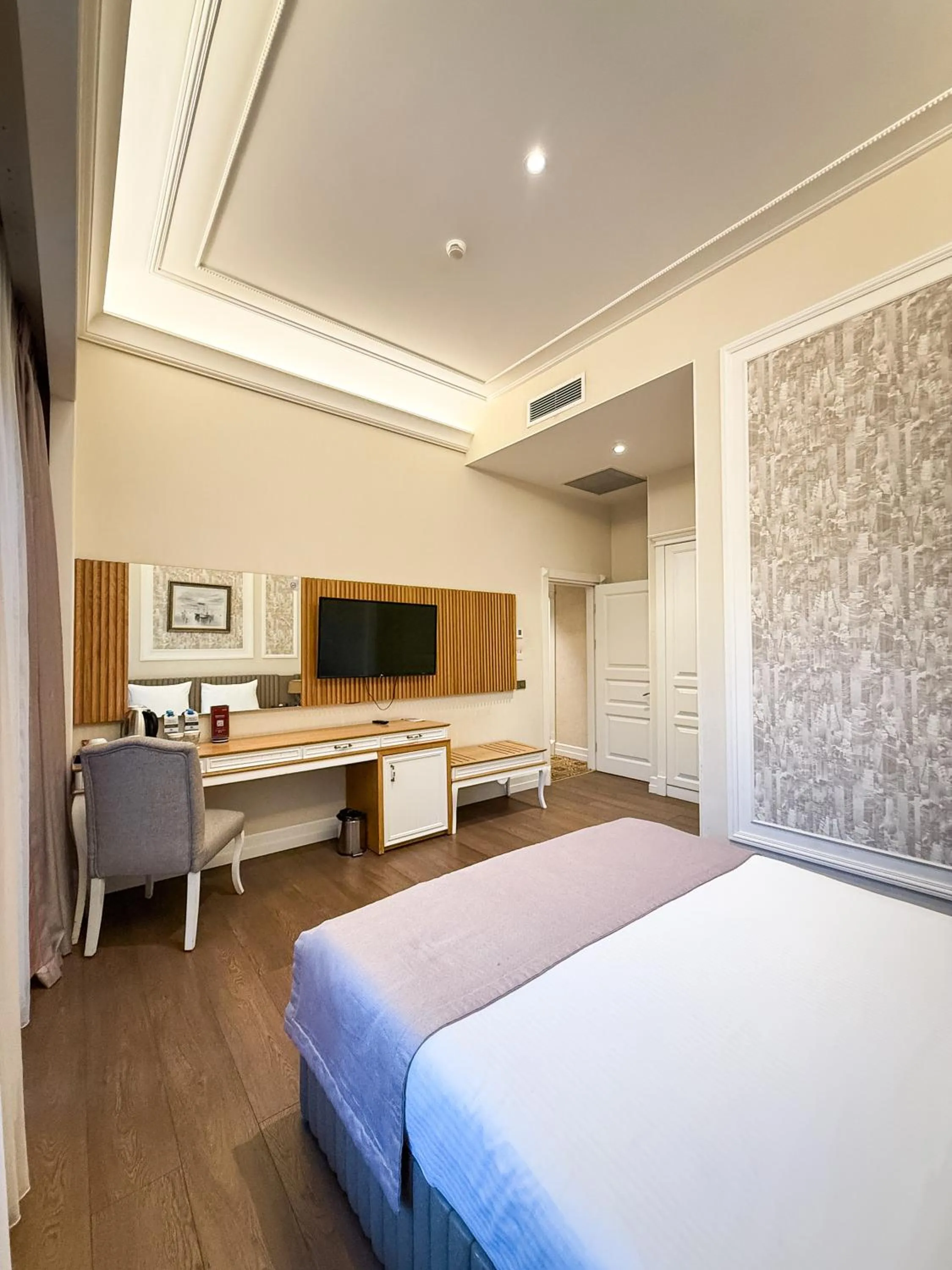 Bed in Theatrum Hotel Baku