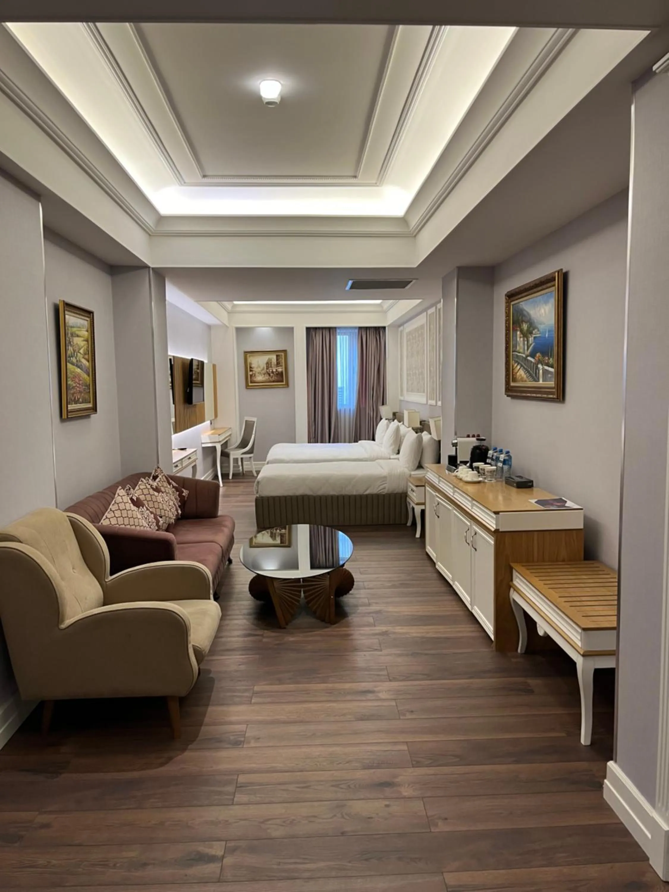 Bed in Theatrum Hotel Baku