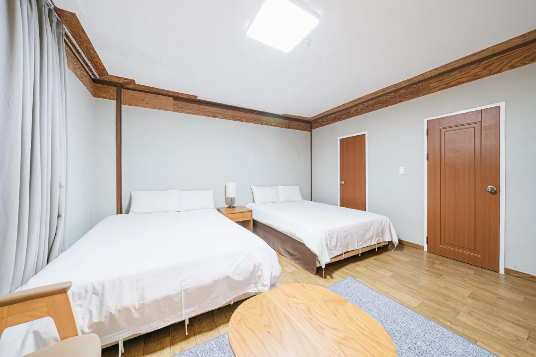 Bed in Jeju Miracle Hotel