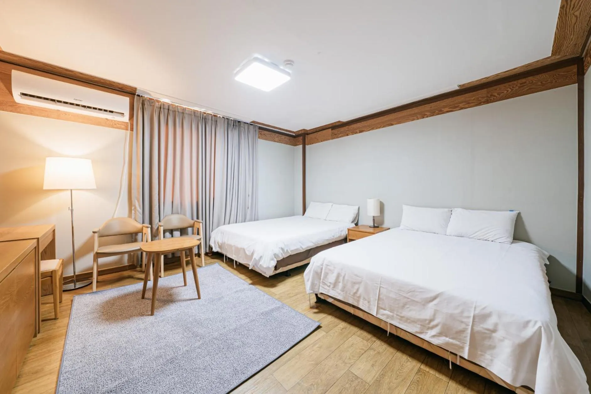 Bed in Jeju Miracle Hotel