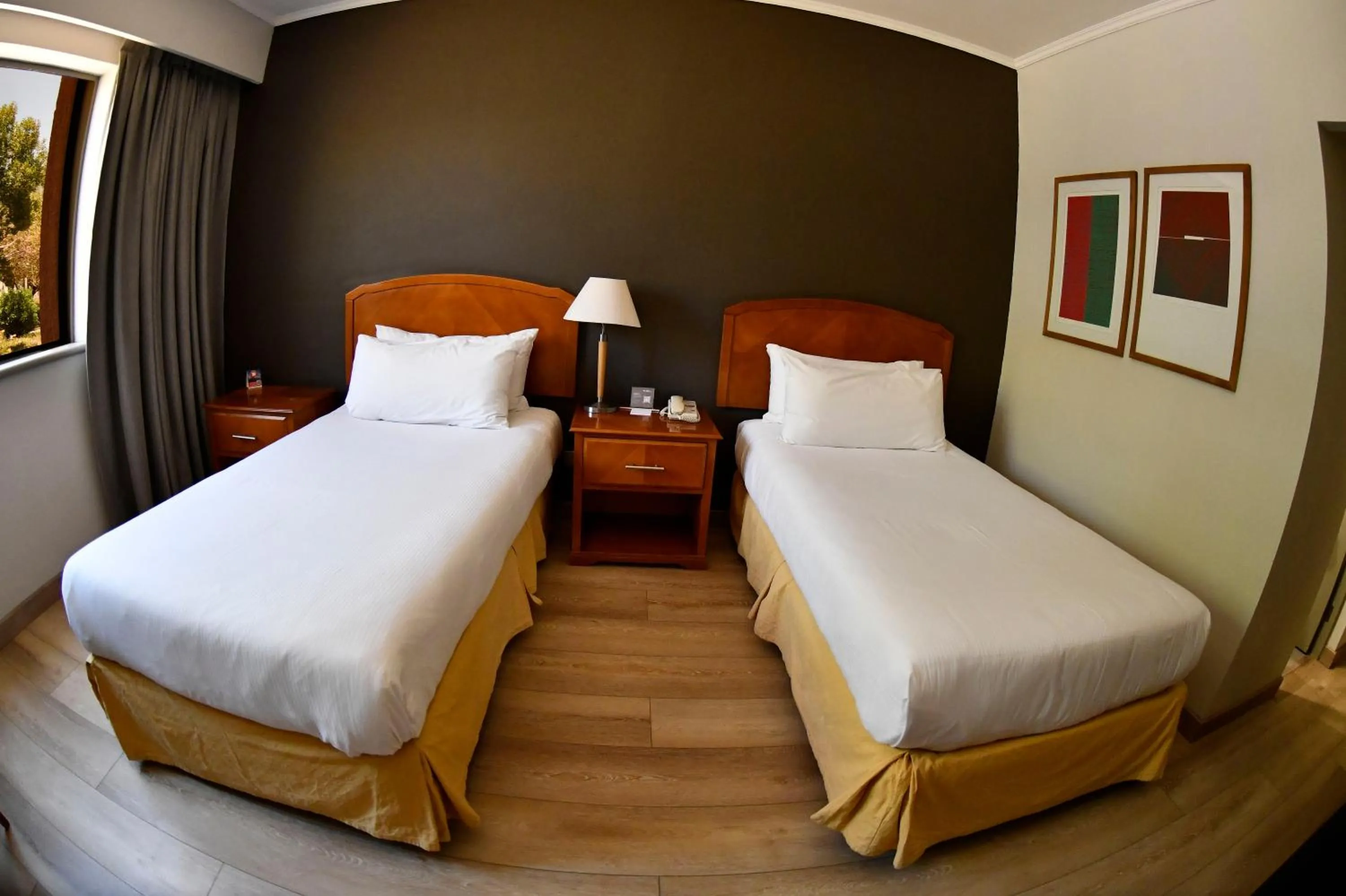 Bed in Hotel Agua del Desierto