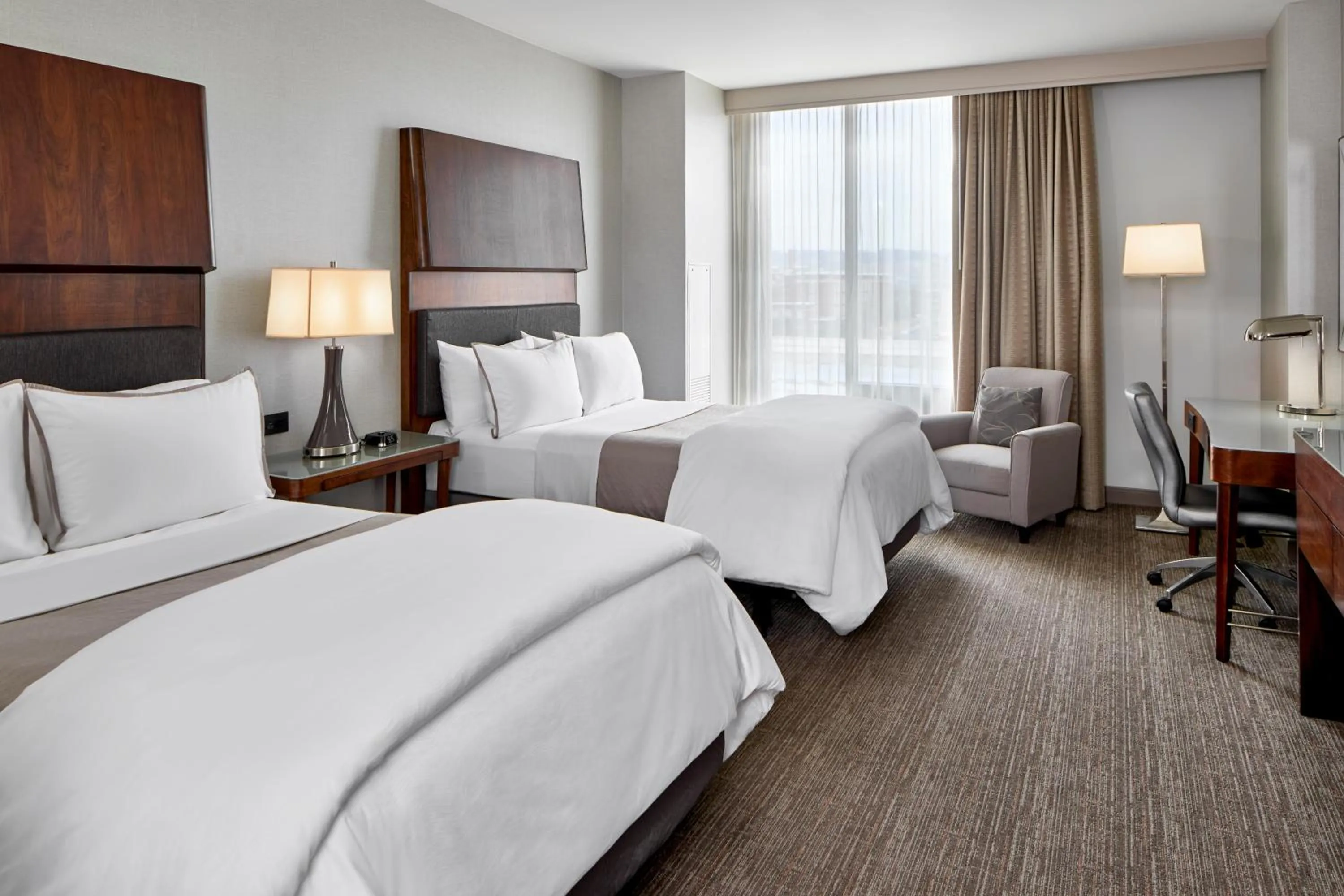 Bed in The Westin Birmingham