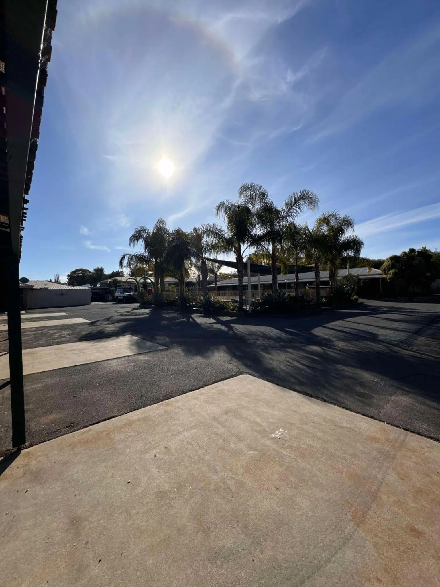 Garden view in Tooleybuc Motel