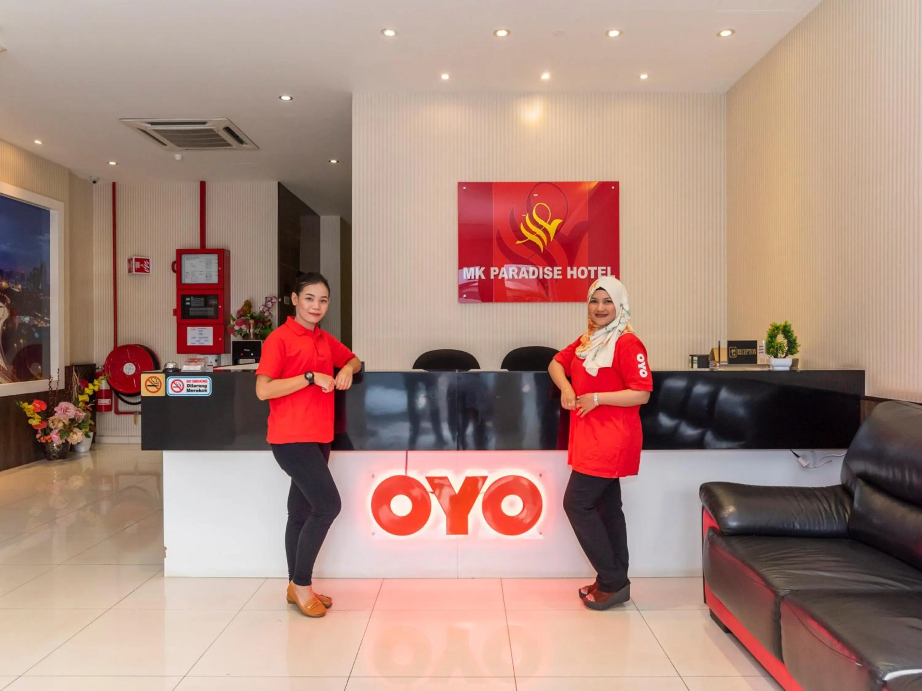 Lobby or reception in MK Paradise hotel