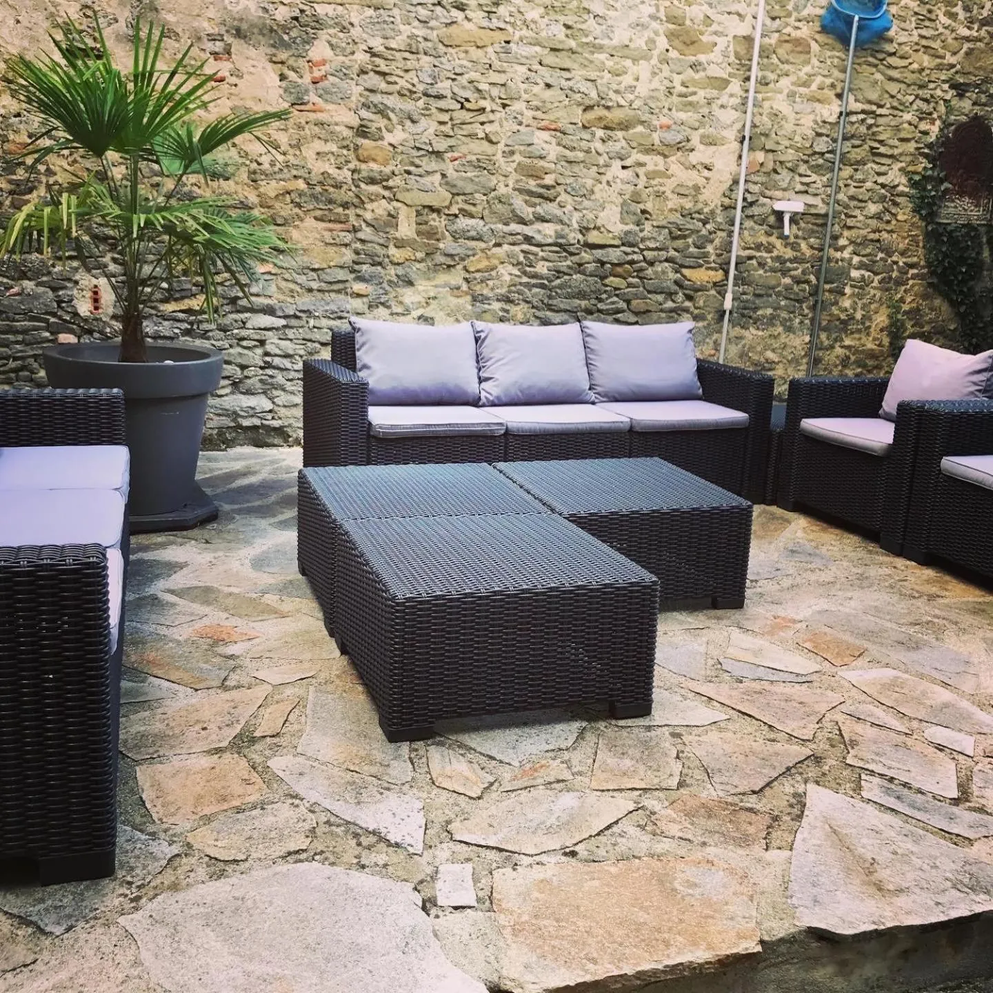 Seating area in 45BB Apartment