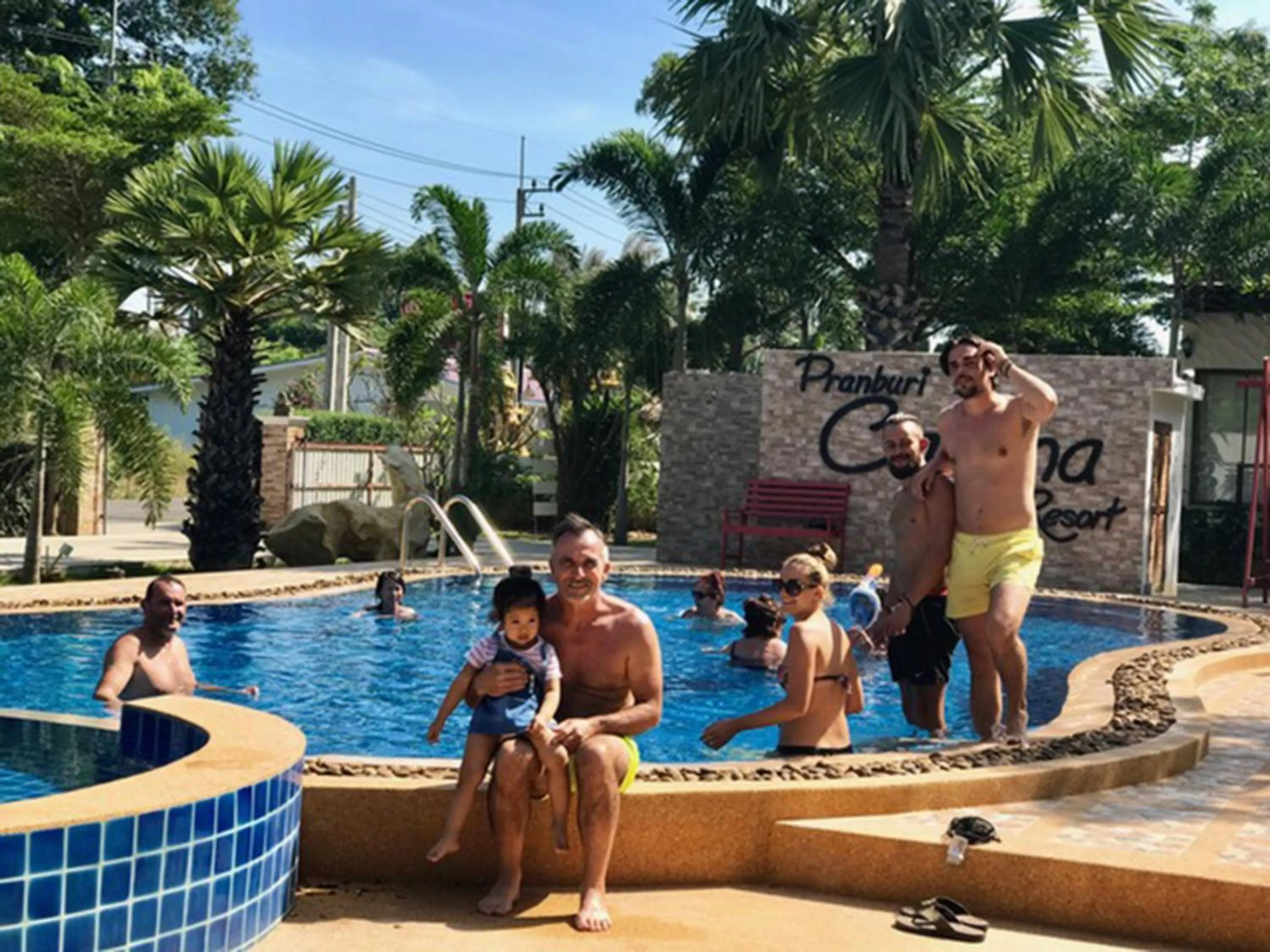 Swimming pool in Pranburi Cabana Resort