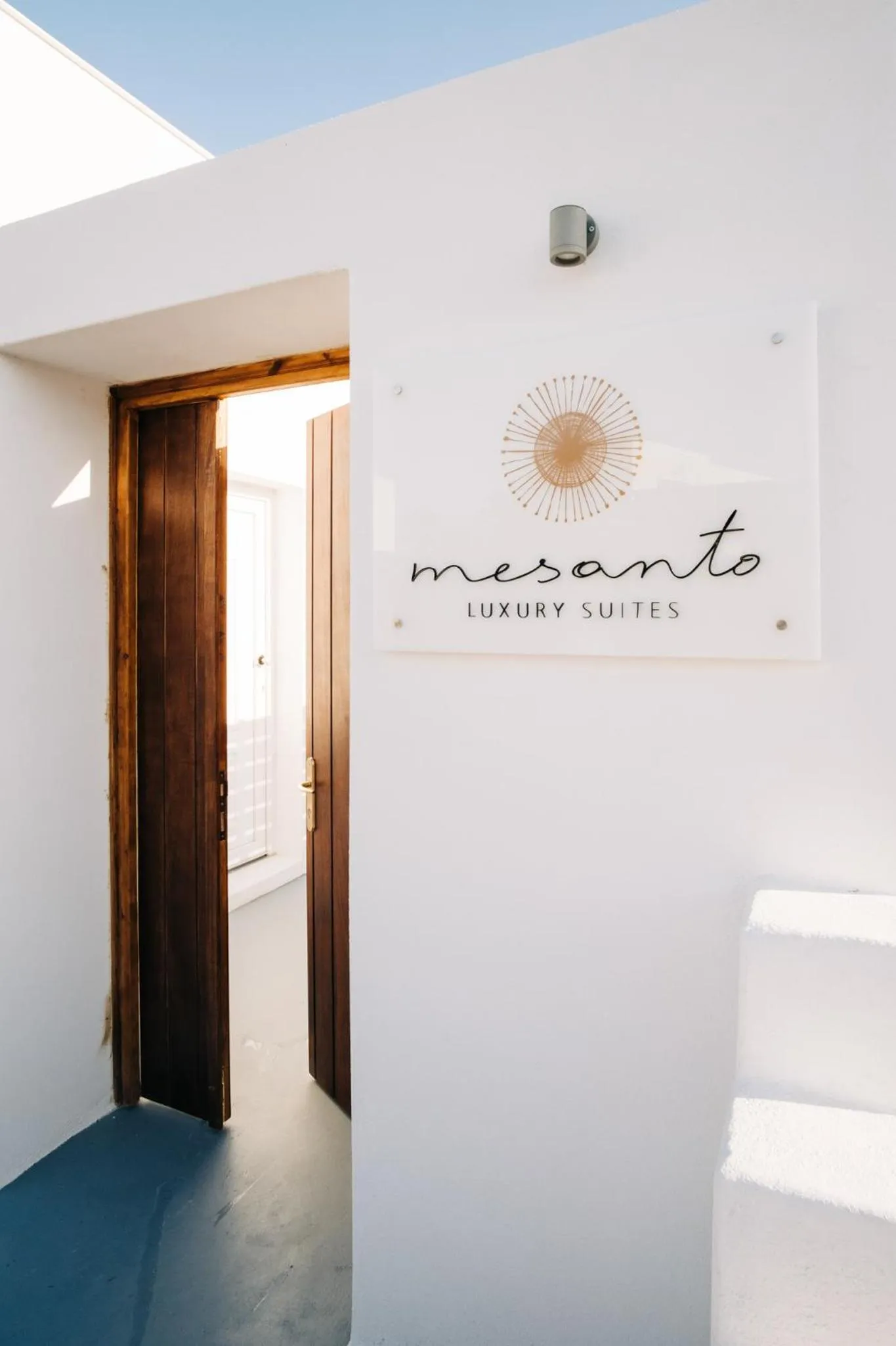 Property logo or sign in Mesanto Luxury Suites