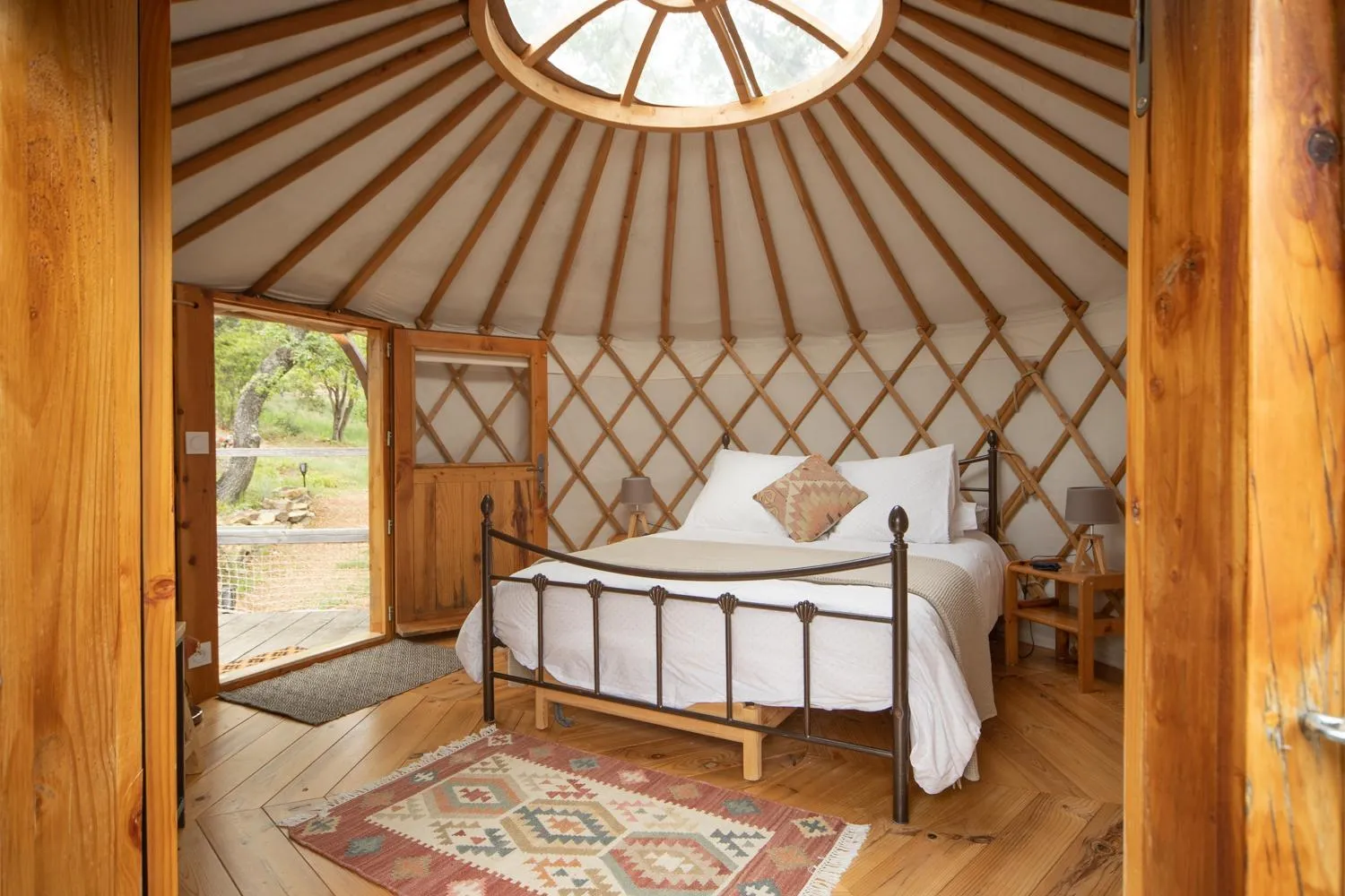 Bedroom, Bed in Les Yourtes de Provence