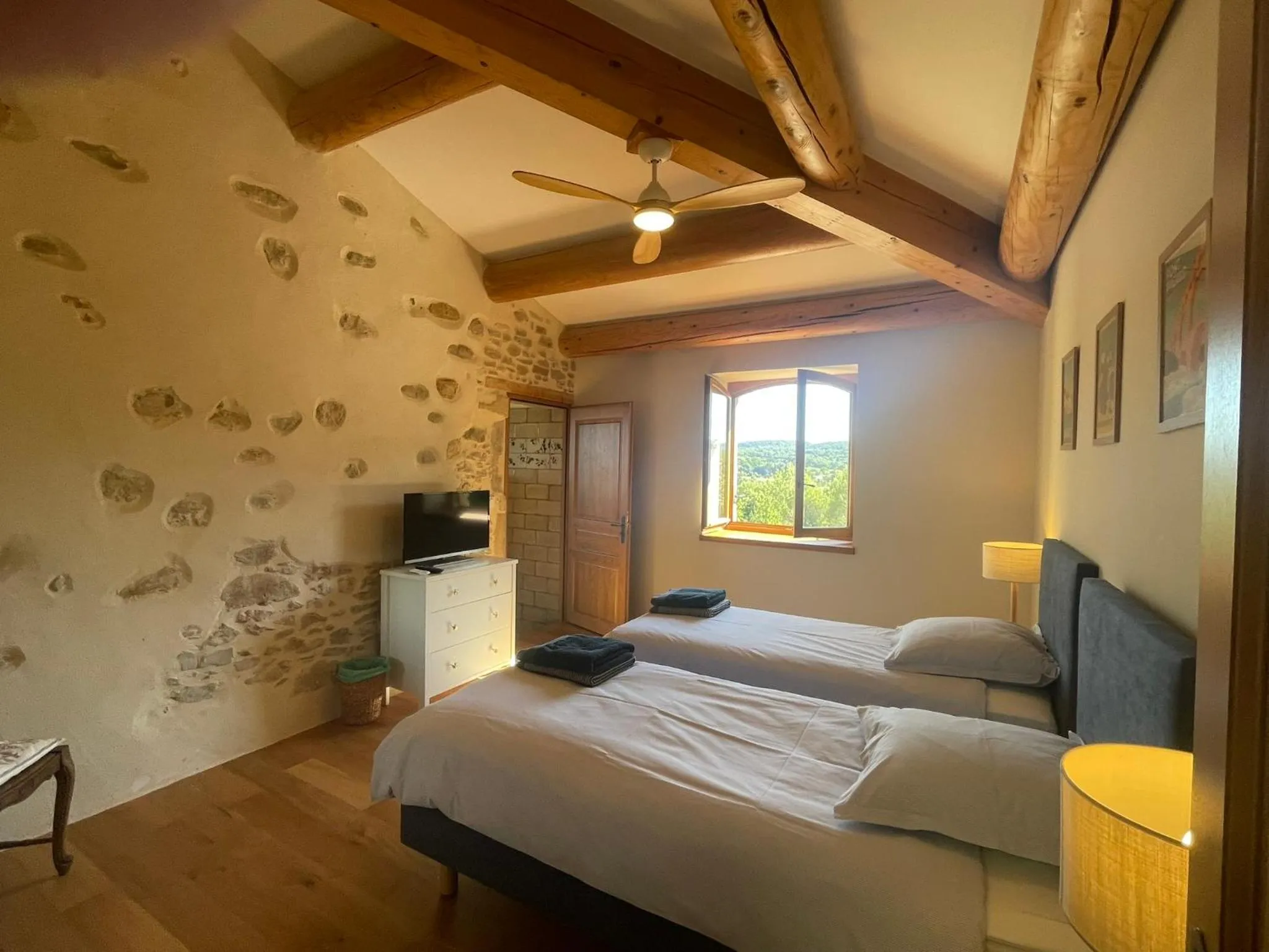 Bedroom, Bed in Les Yourtes de Provence